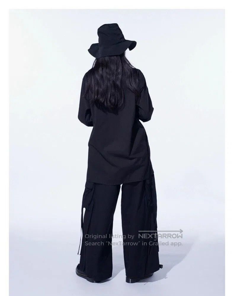 Yohji Yamamoto Yohji Yamamoto Black Cotton Shirt. Size US L / EU 52-54 / 3 - 5 Thumbnail