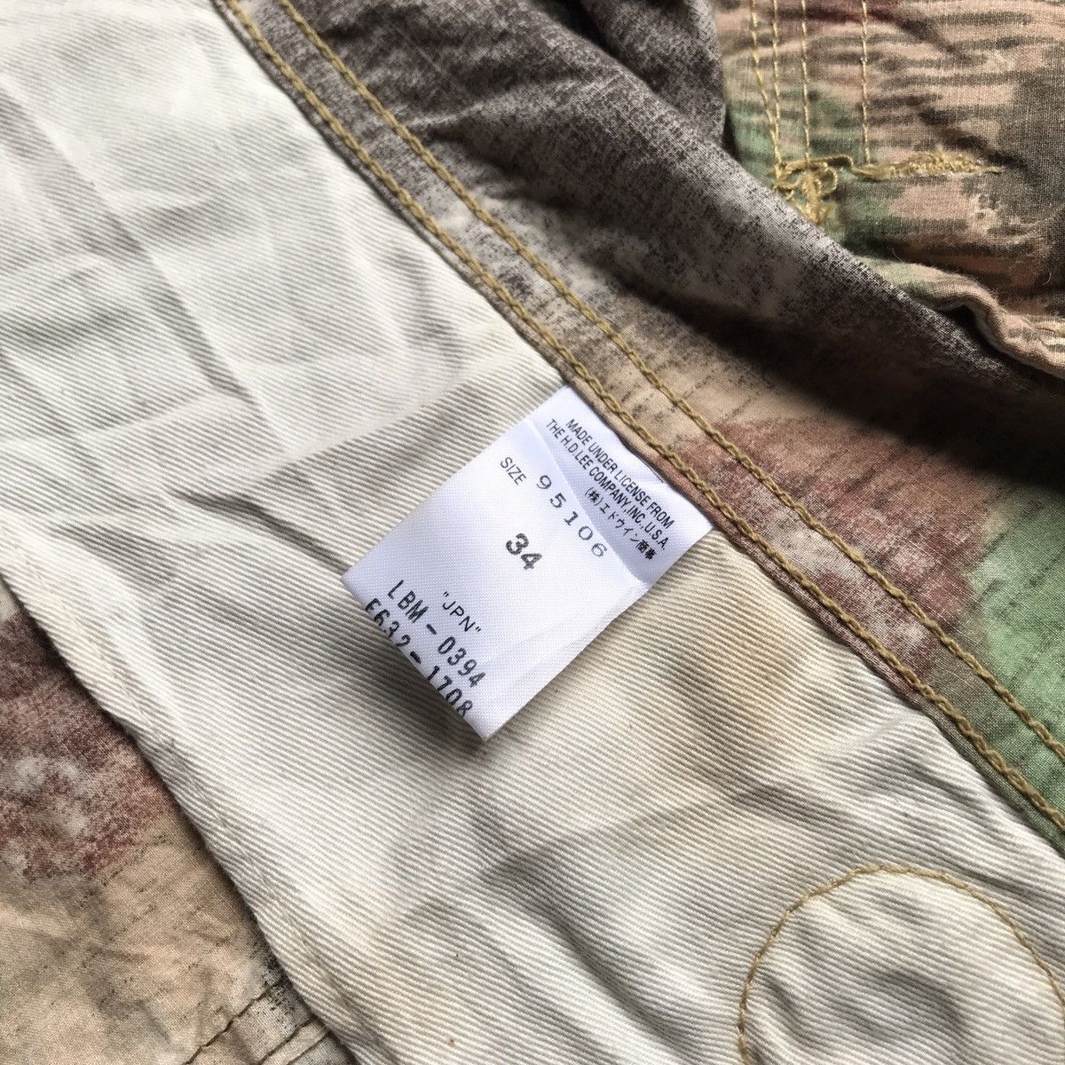 Lee × Vintage Vintage LEE SAMMLER double breasted camo jacket Size S / US 4 / IT 40 - 7 Thumbnail
