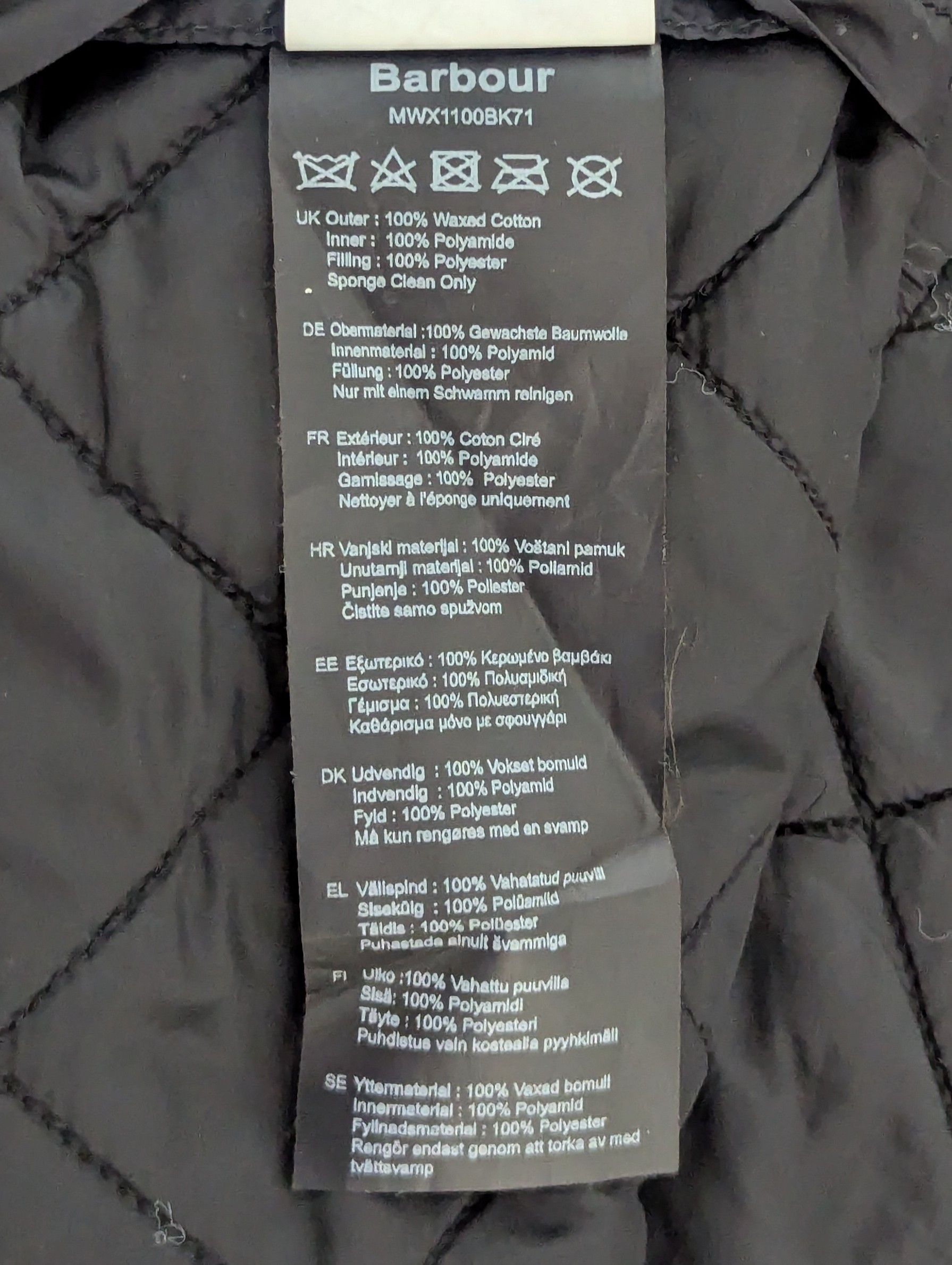 Barbour Barbour Winter Track International Wax Jacket Motorcycle Size US M / EU 48-50 / 2 - 13 Thumbnail
