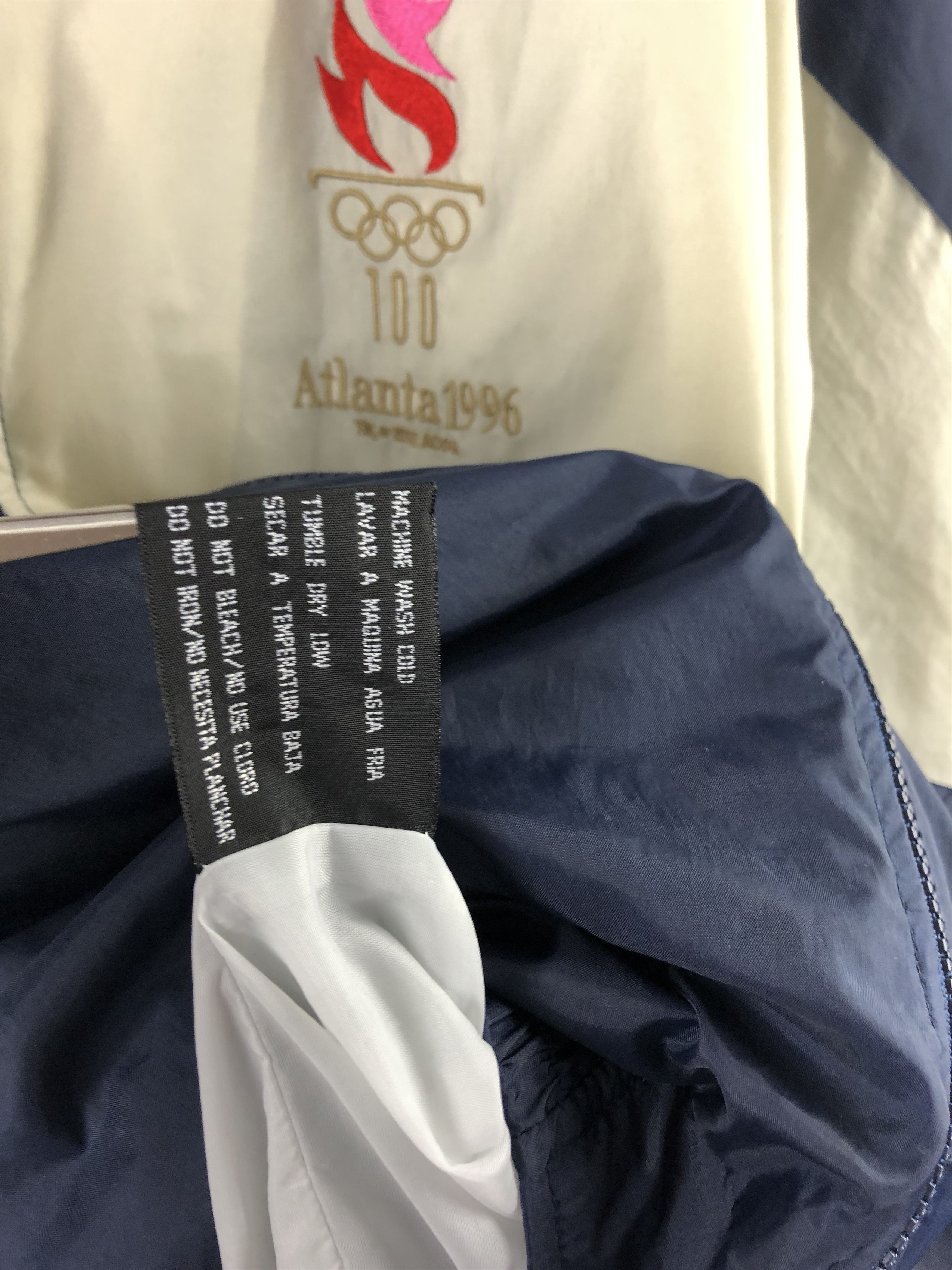 Vintage Vintage Atlanta 1996 USA Olympics Windbreaker Jacket Track Size US XL / EU 56 / 4 - 14 Thumbnail