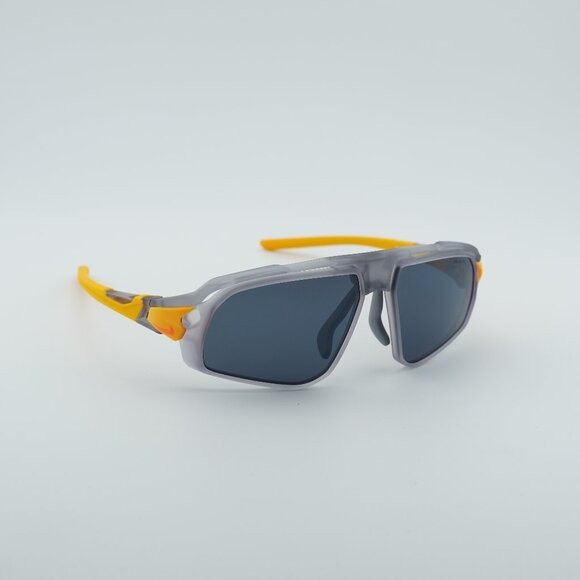 NIKE FLYFREE FV2387 012 Sunglasses Grey Geometric Frame