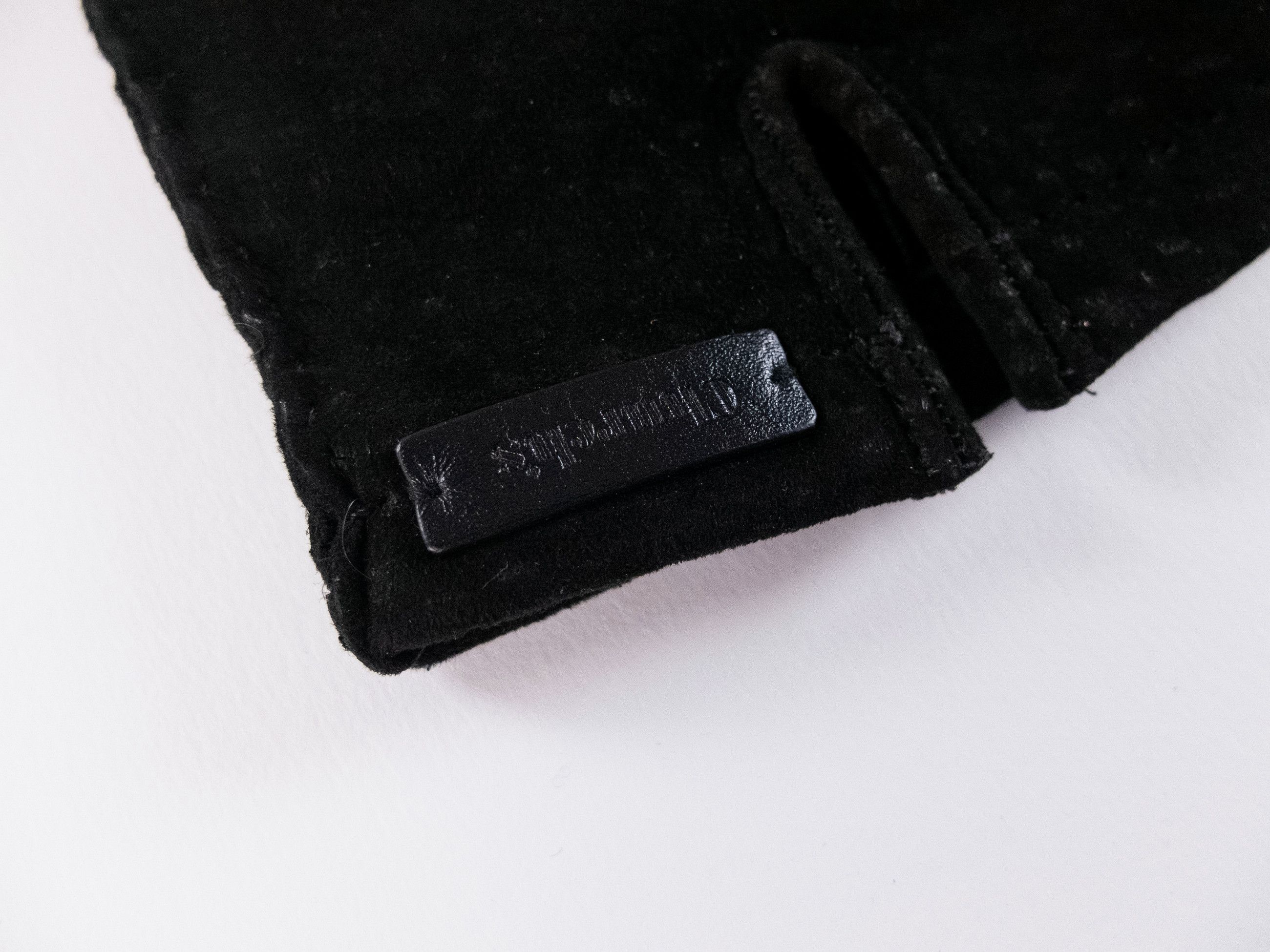 Church's CHURCH'S black cashmere lined capybara leather gloves Size ONE SIZE - 3 Thumbnail