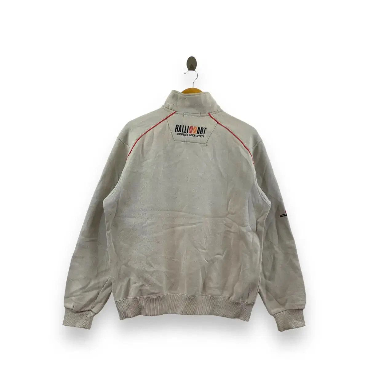 Vintage Vintage RALLIART MITSUBISHI Half Zipper Sweatshirt Size US XL / EU 56 / 4 - 4 Thumbnail
