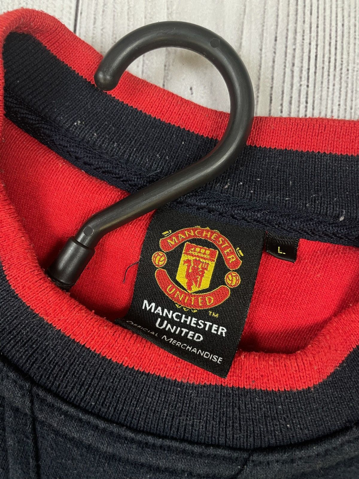 Other Vintage Manchester United soccer sweatshirt logo size L Size US L / EU 52-54 / 3 - 3 Thumbnail