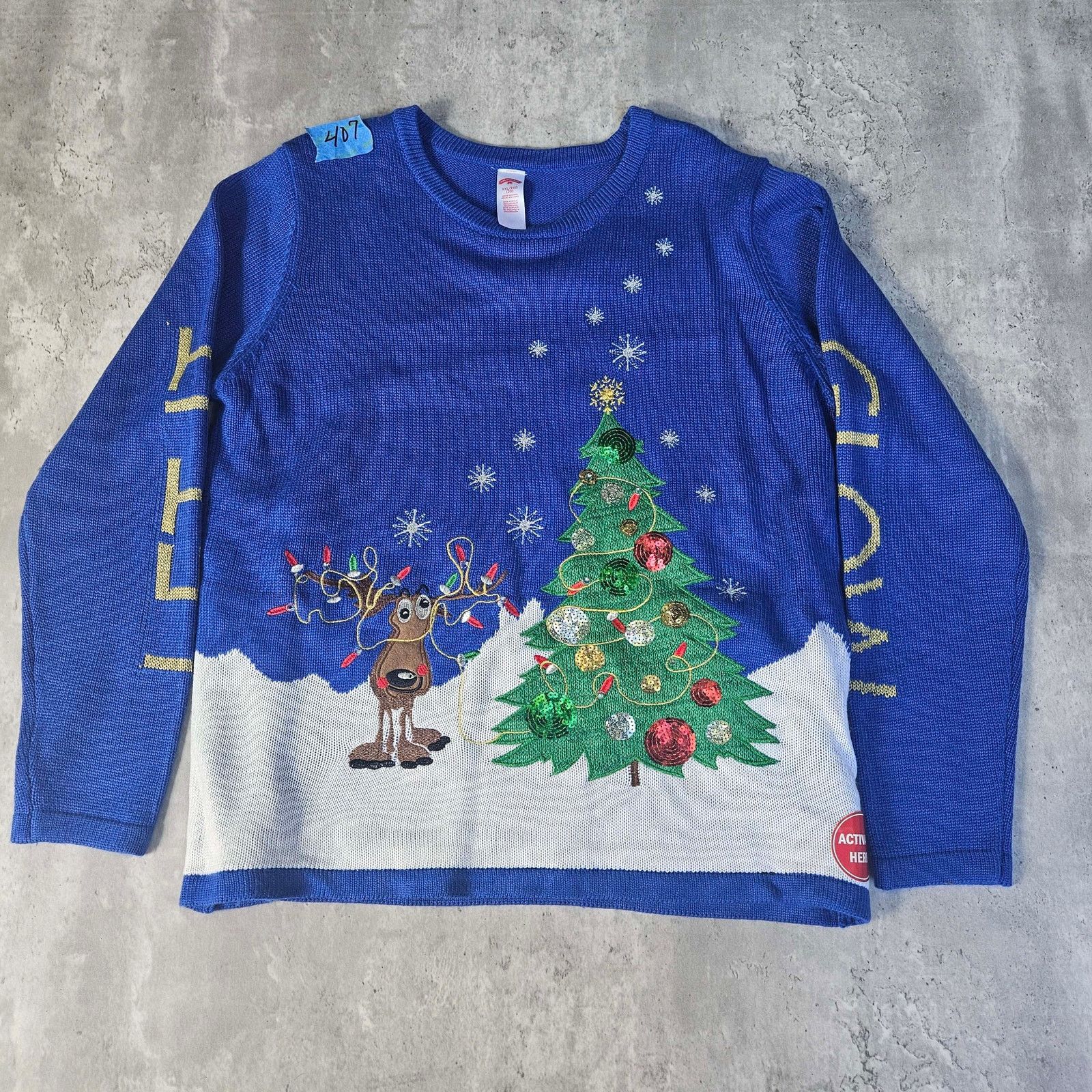 & Other Stories Holiday Time Long Sleeve Holiday Ugly Sweater XXL NWT Size XXL / US 16-18 / IT 52-54 - 1 Thumbnail