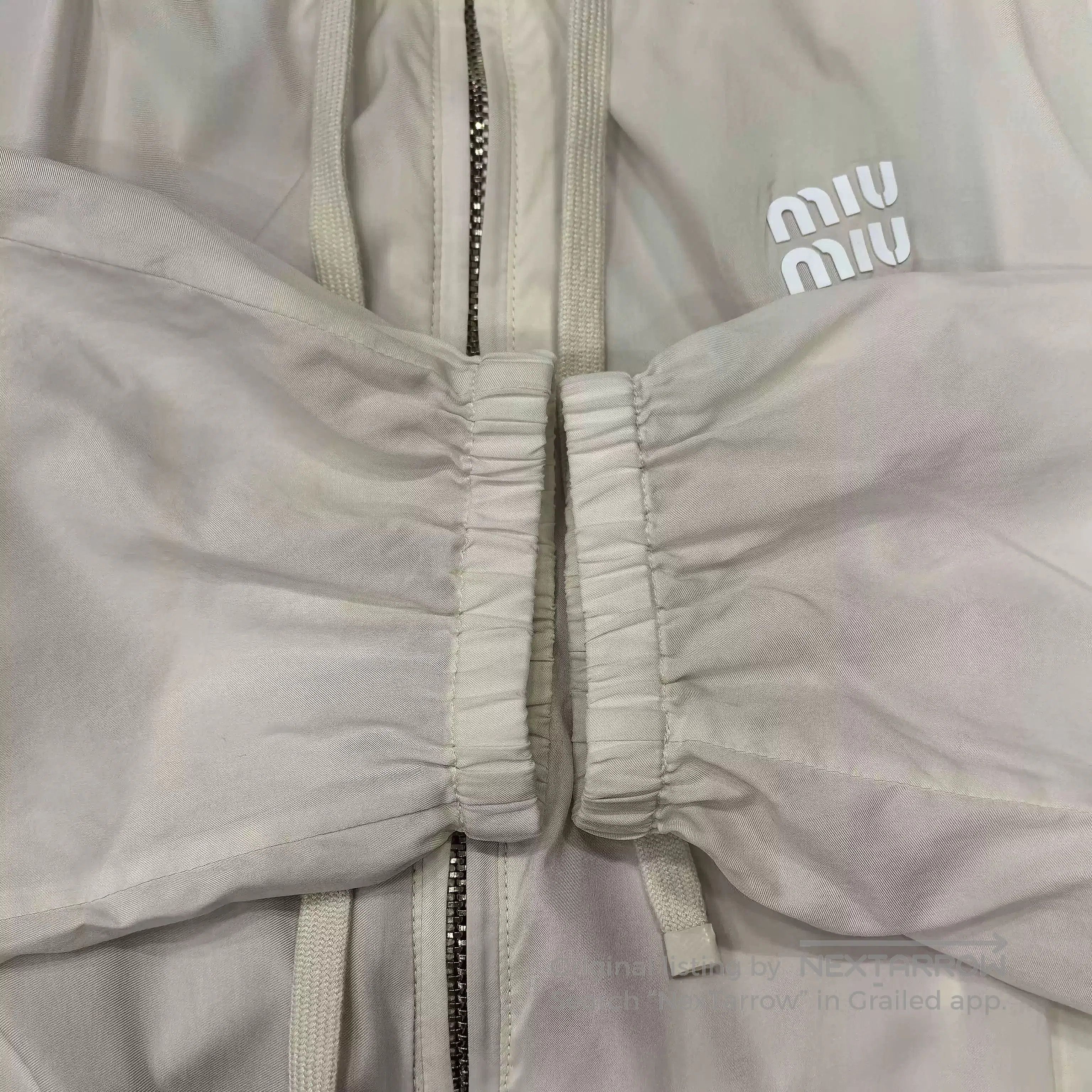 Miu Miu miumiu cream small logo jacket size 36. Size US S / EU 44-46 / 1 - 3 Thumbnail