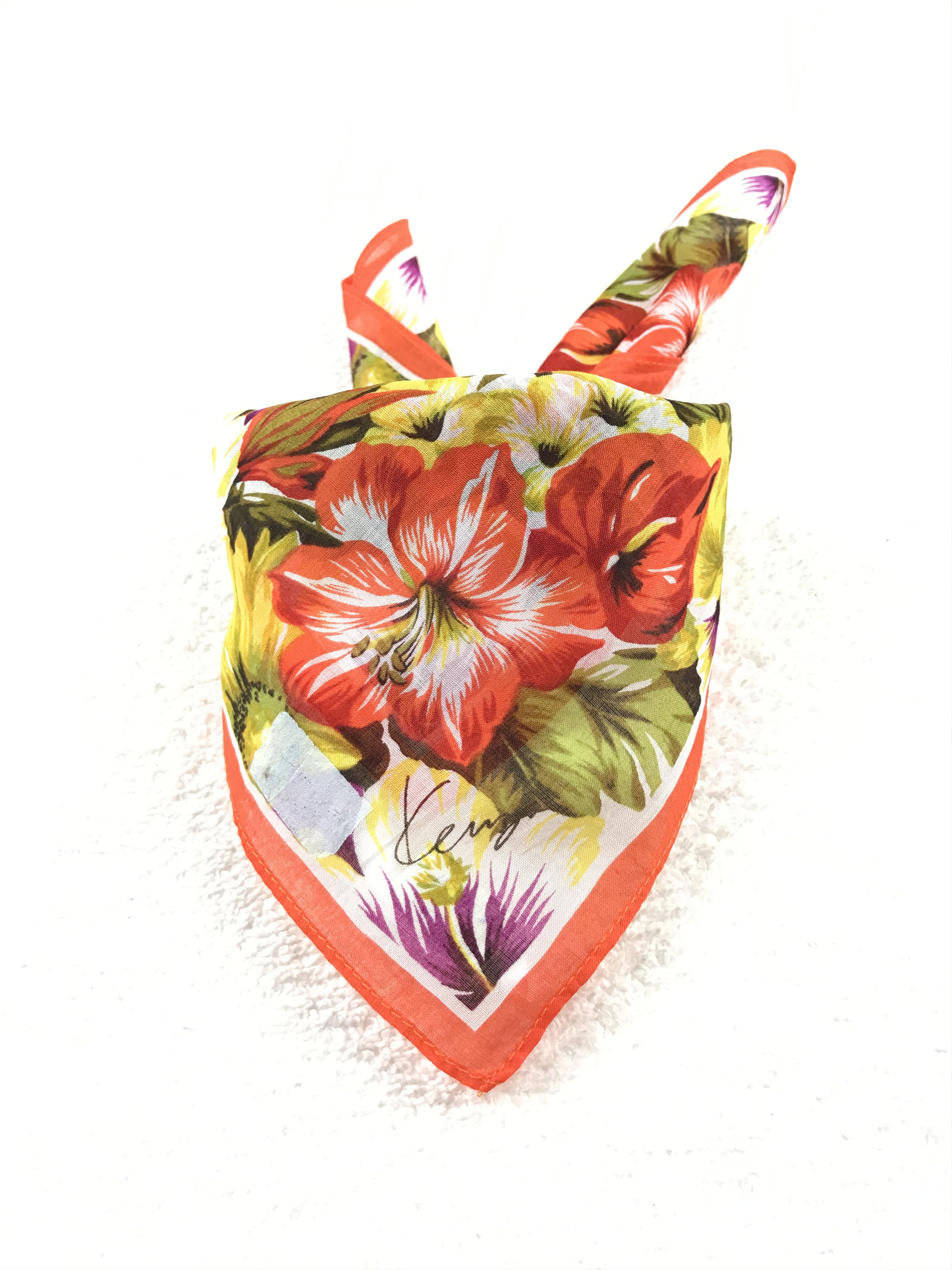 Japanese Brand × Kenzo × Vintage Vintage Kenzo Bandana Neckerchief Handkerchief Size ONE SIZE - 3 Thumbnail