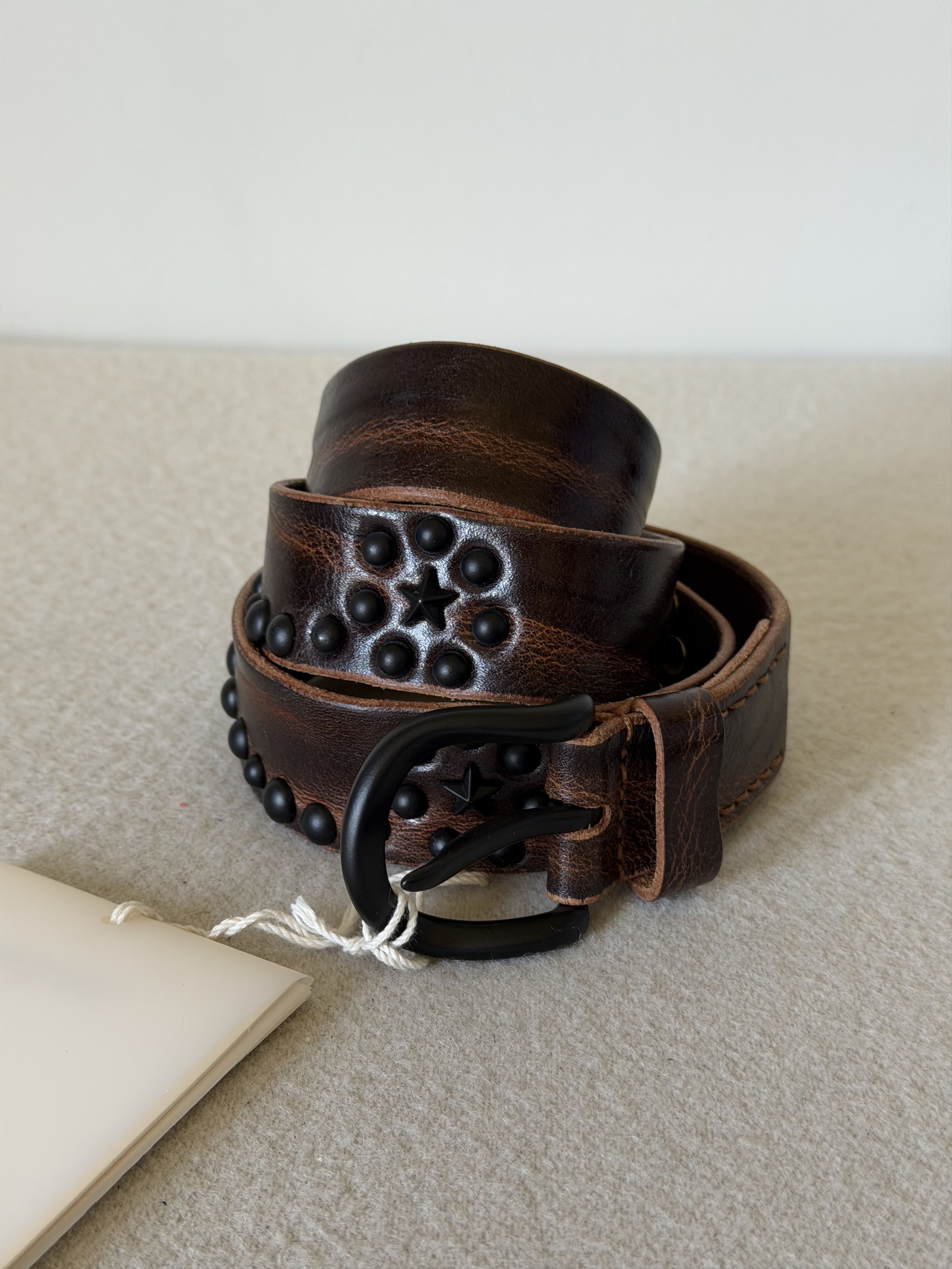 Our Legacy Our Legacy LADON BELT Olive Leather | Grailed