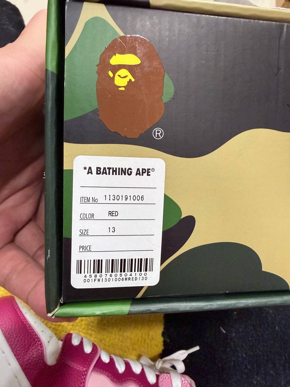 Bape Bape SK8 Sta ABC Camo Pink (2022) US13 Size US 13 / EU 46 - 9 Thumbnail