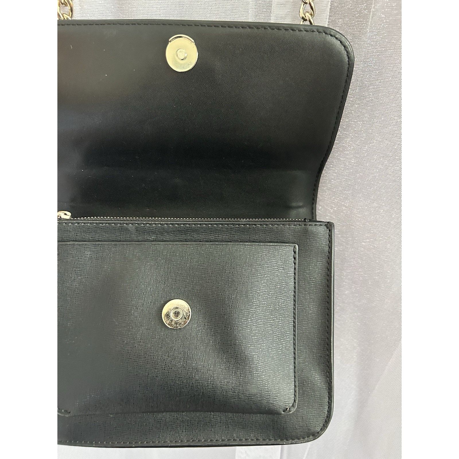 Kate Spade Kate Spade Leopard Print Leather Remi Crossbody Bag Black Size ONE SIZE - 6 Thumbnail