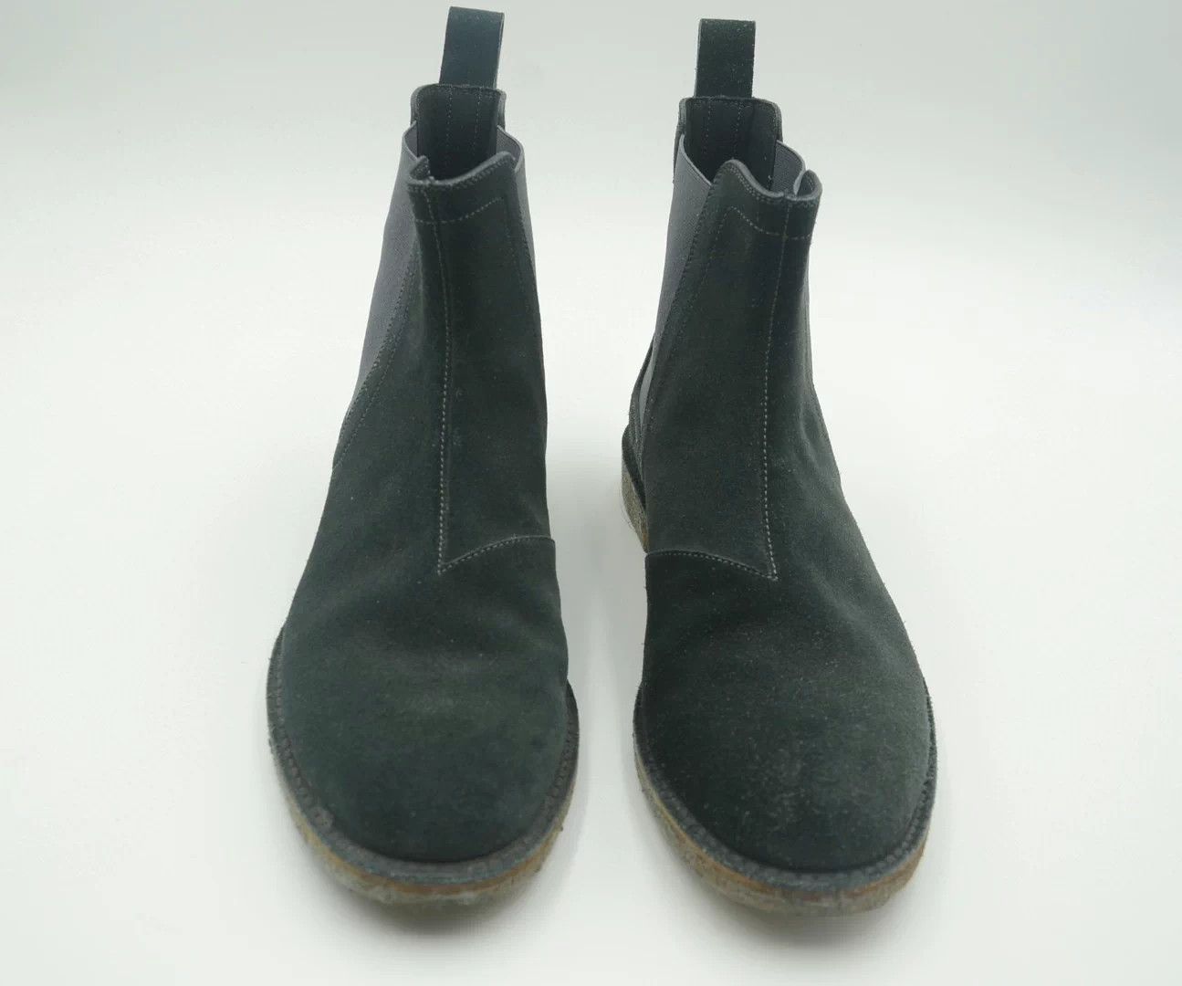 Bottega Veneta BV Wolf Gray Suede Chelsea Boots Men's 42 Size US 9 / EU 42 - 2 Thumbnail