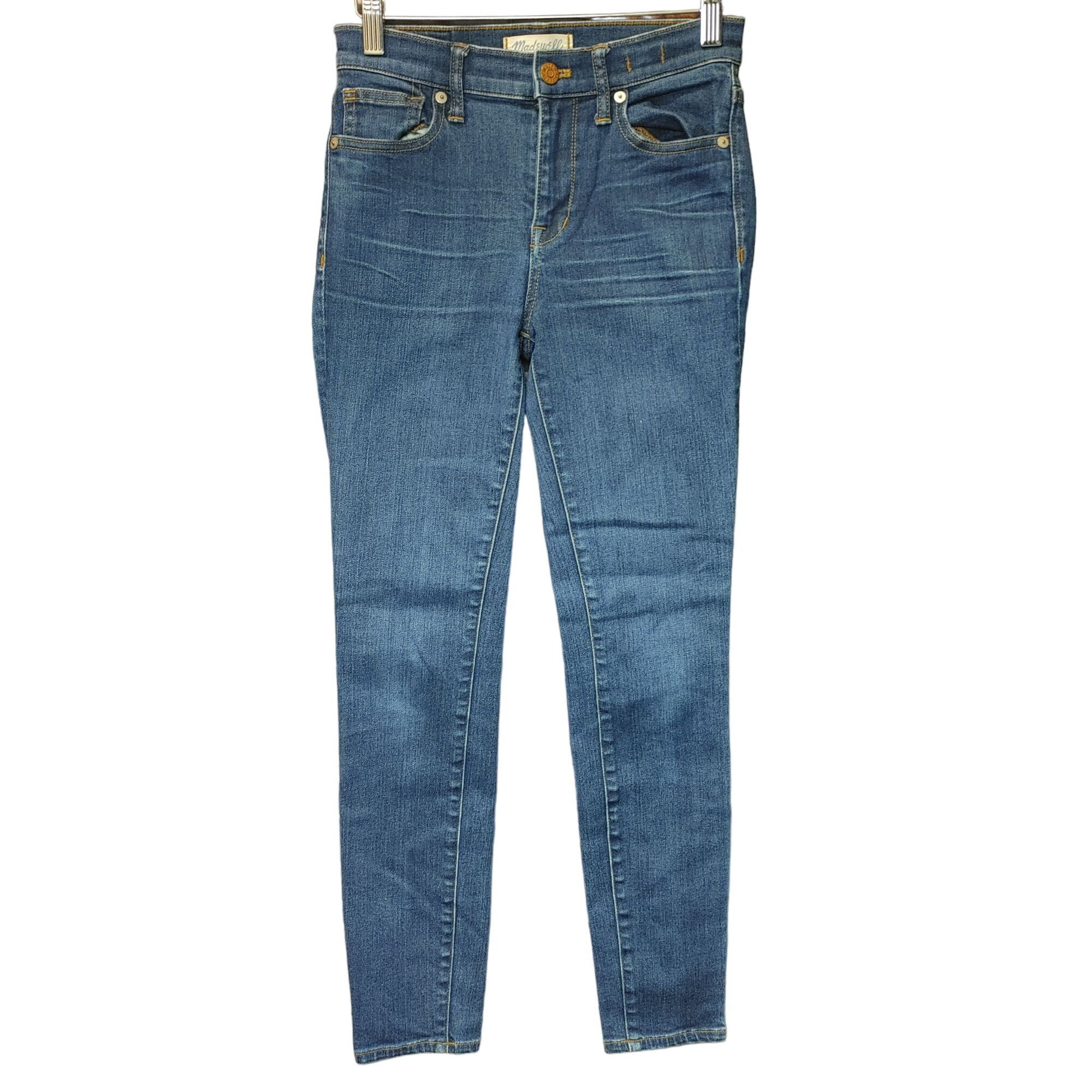 Madewell Madewell Women's Medium Blue Wash High Rise Skinny Denim Jea Size 26" / US 2 / IT 38 - 1 Thumbnail
