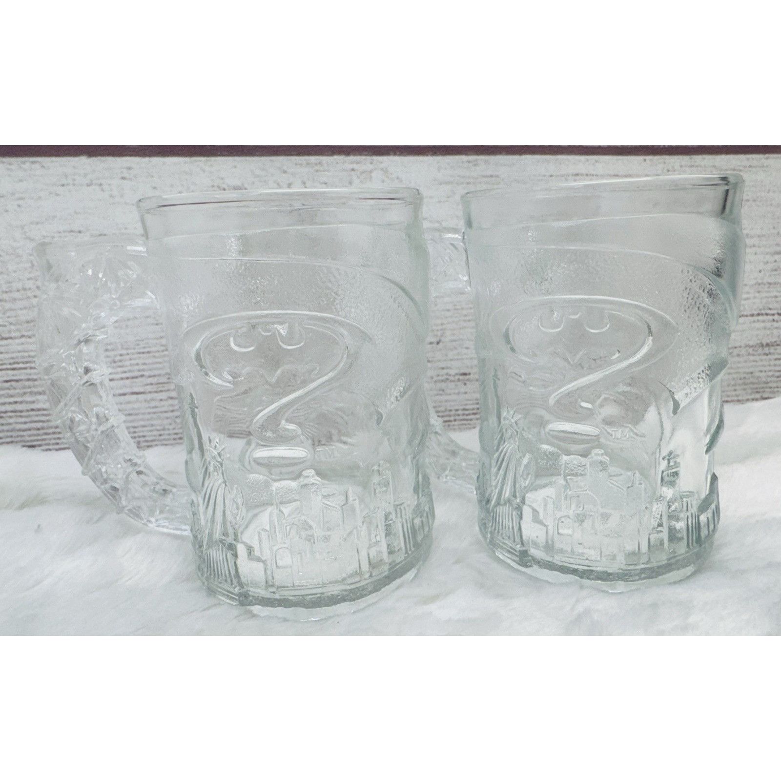 Other McDonalds Batman Forever "BATMAN" Vintage Glass Coffee Mug C Size ONE SIZE - 3 Thumbnail
