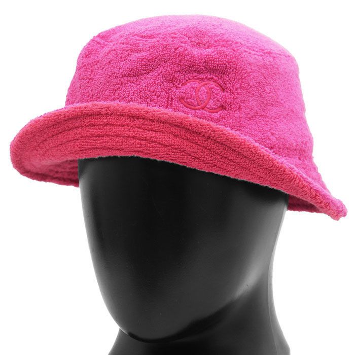 Chanel Chanel Chanel COCO Mark Embroidery Cotton Bucket Hat Textile Hats DUTY FREE for USA Size ONE SIZE - 1 Thumbnail