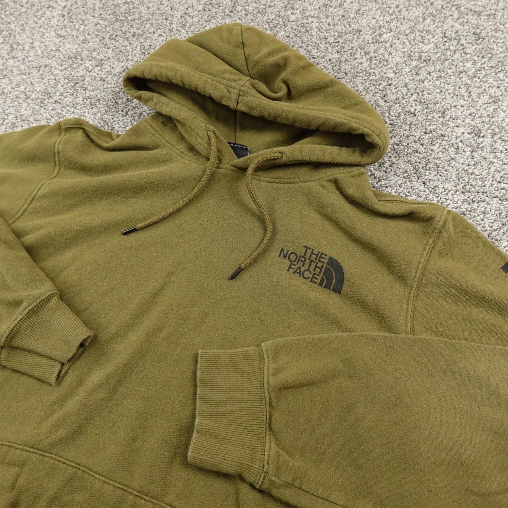 The North Face The North Face Hoodie Mens XL Green Graphic Print Pullover Sweatshirt Hiking Outdoor Crew Neck Pockets Fleece Size US XL / EU 56 / 4 - 2 Thumbnail