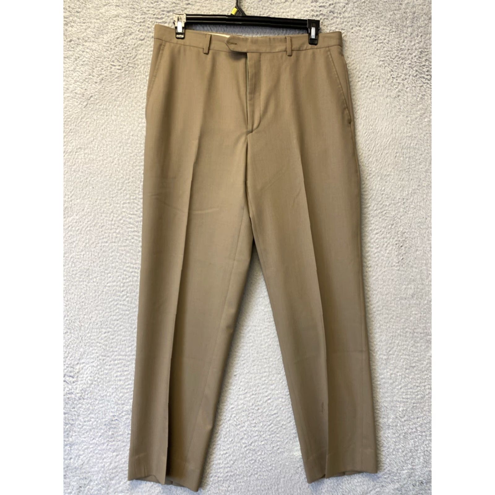 Vintage VINTAGE Pazoni Dress Pants Men’s 36 Wool Blend Flat Front Italy Formal Business Party Size US 36 / EU 52 - 3 Thumbnail