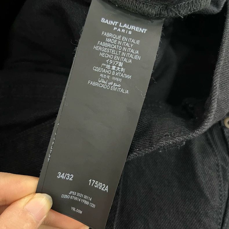 Yves Saint Laurent saint Laurent size 34/32 Black Jeans 2501-Nextarrow Size US 34 / EU 50 - 4 Thumbnail