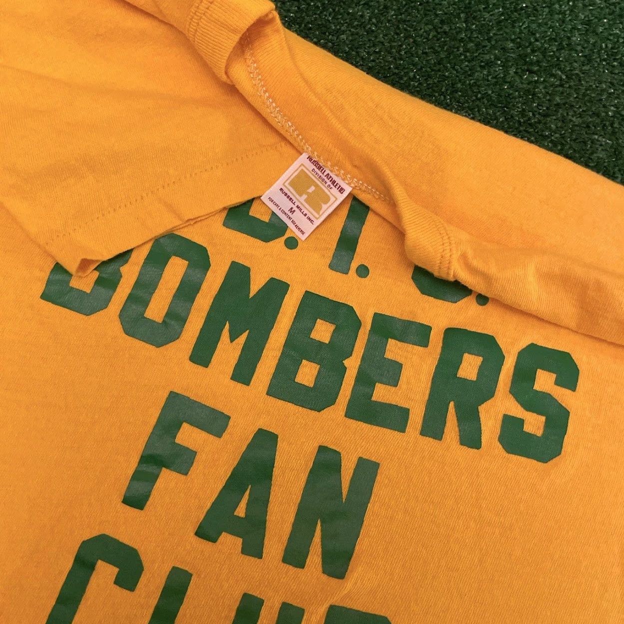Vintage VINTAGE 80s Bombers War Plane Fam Club Bis Shirt Mens M Yellow T-Shirt Size US M / EU 48-50 / 2 - 3 Thumbnail