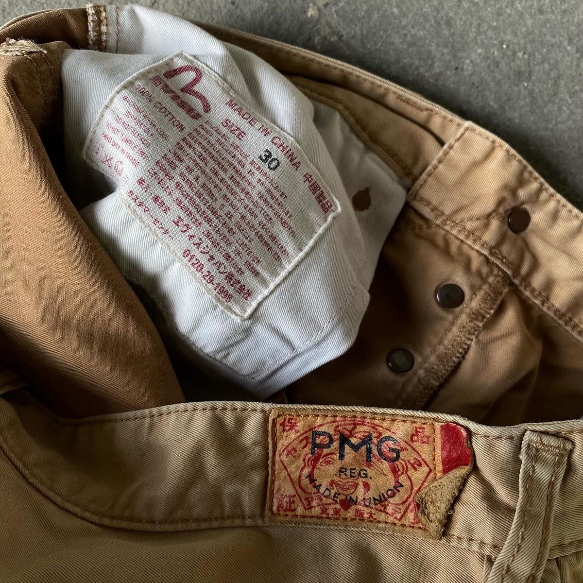Evisu × Japanese Brand × Vintage Evisu PMG Made in Union Chinos Size US 30 / EU 46 - 6 Thumbnail