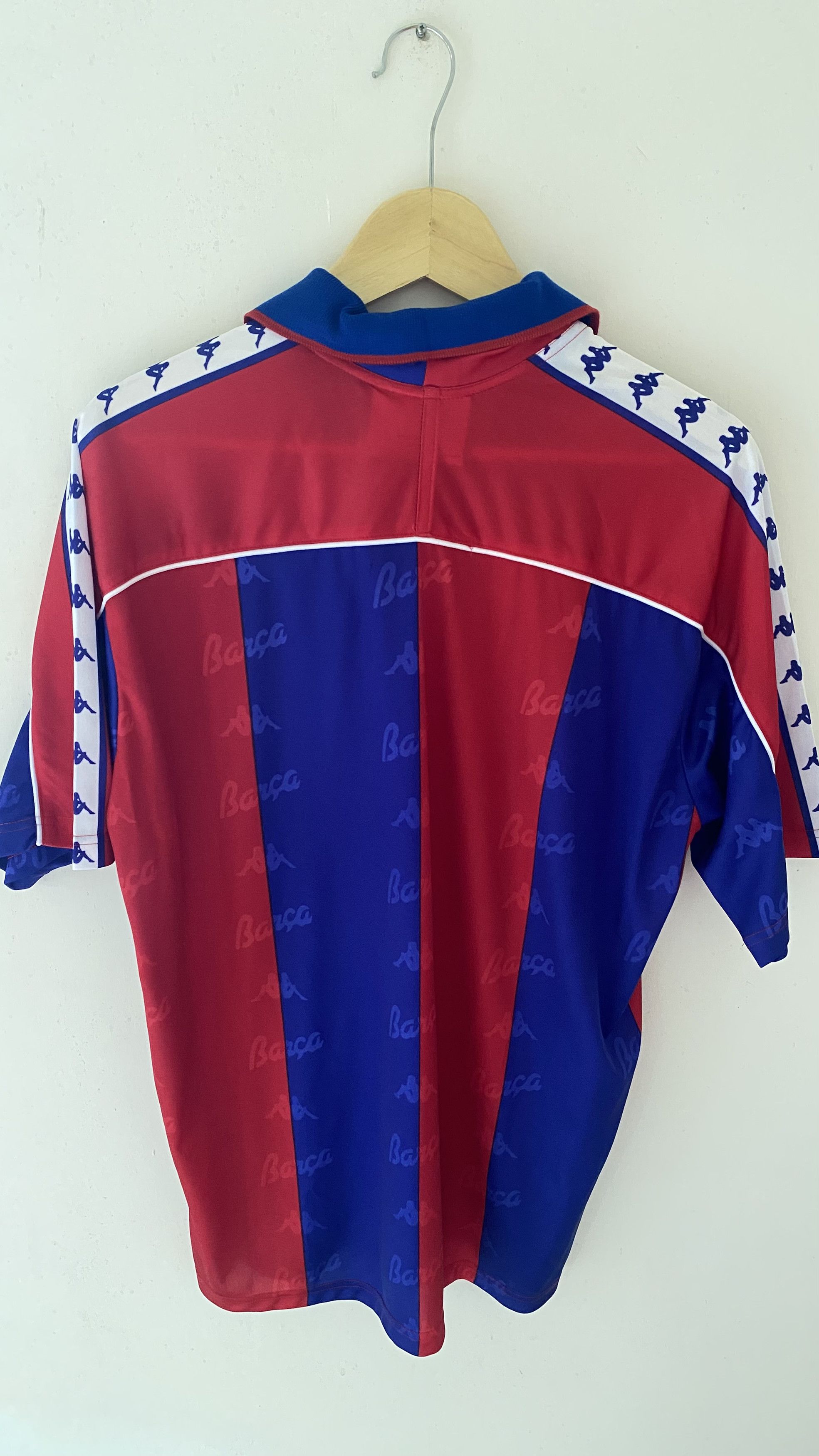 Kappa Barcelona Home 1992/1995 SS Original Size US L / EU 52-54 / 3 - 2 Thumbnail
