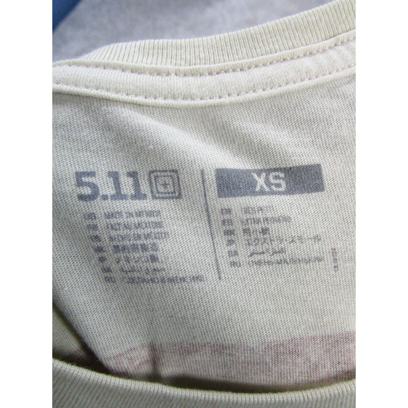 Vintage 5.11 Tactical Shirt Mens XS Beige American Flag Ss Cotton Blend Pullover New Size US XS / EU 42 / 0 - 3 Thumbnail