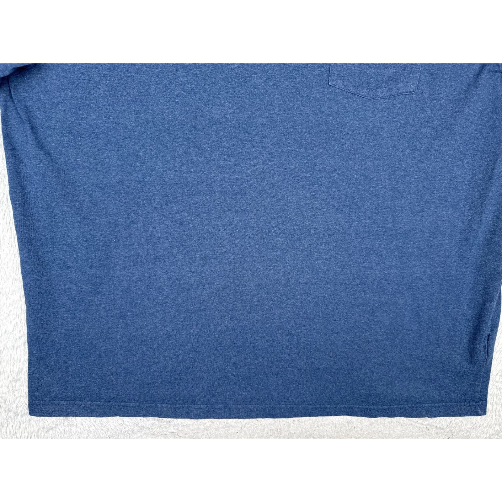 Carhartt Carhartt Men Shirt 3XL Blue Short Sleeve Pocket Crew Neck Cotton Blend T-Shirt Work Modern American Men’s K87 Size US XXL / EU 58 / 5 - 5 Thumbnail