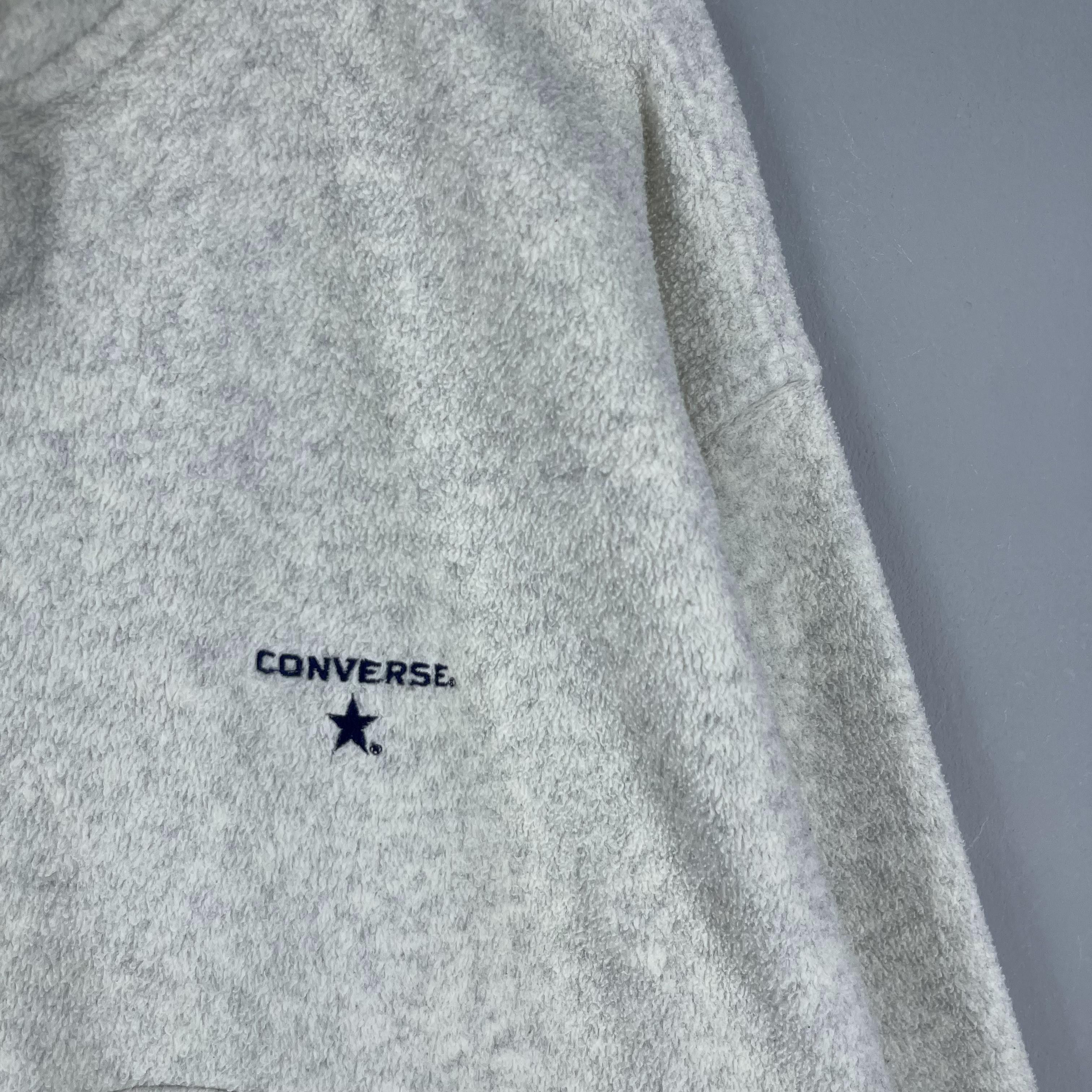 Converse Vintage CONVERSE Tyrolean Tape Half Zipper Fleece Jacket Size US XL / EU 56 / 4 - 3 Thumbnail
