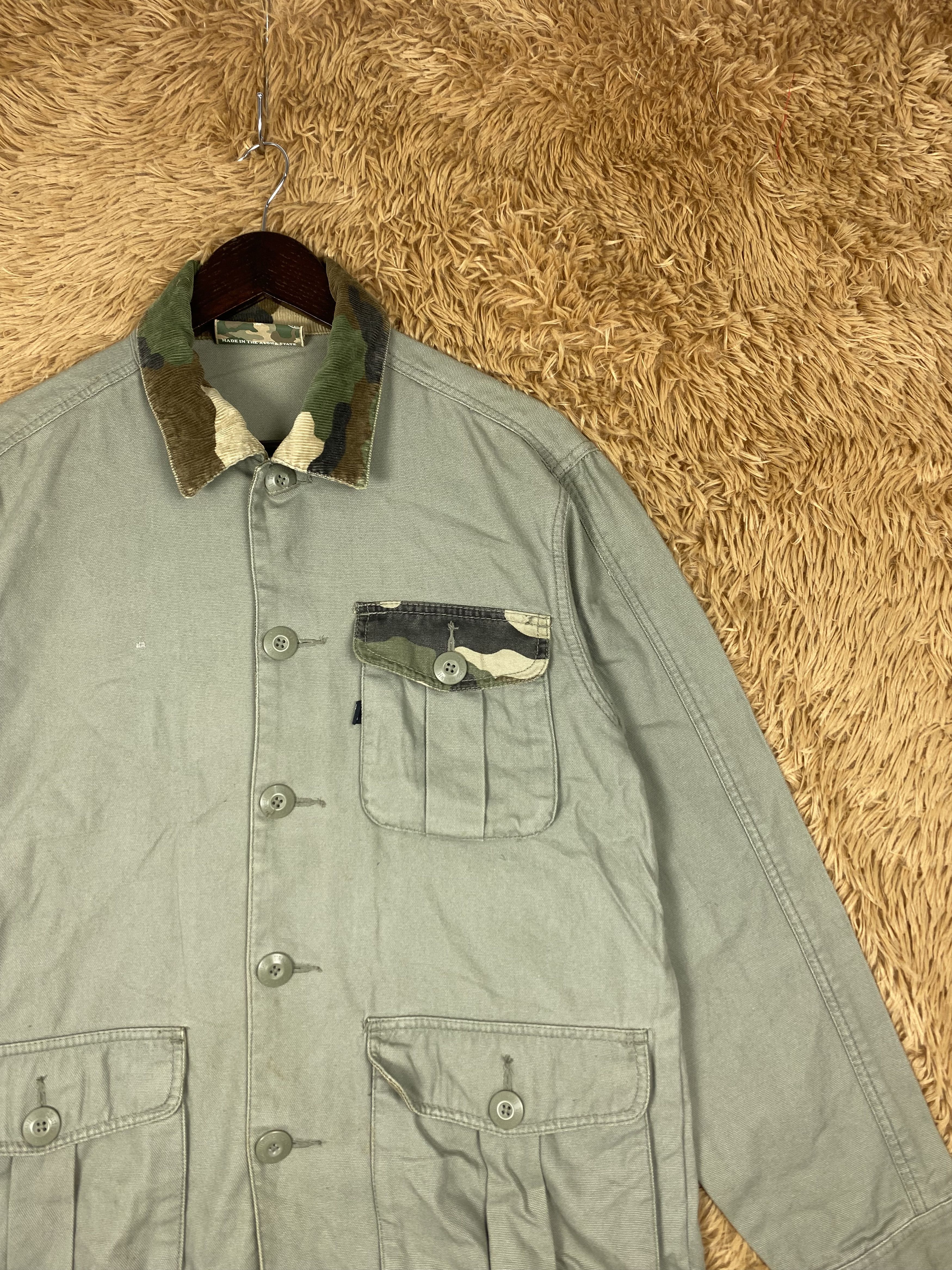Japanese Brand Vintage T&C Surf Camouflage Collar Jacket DJ0782 Size US M / EU 48-50 / 2 - 3 Thumbnail