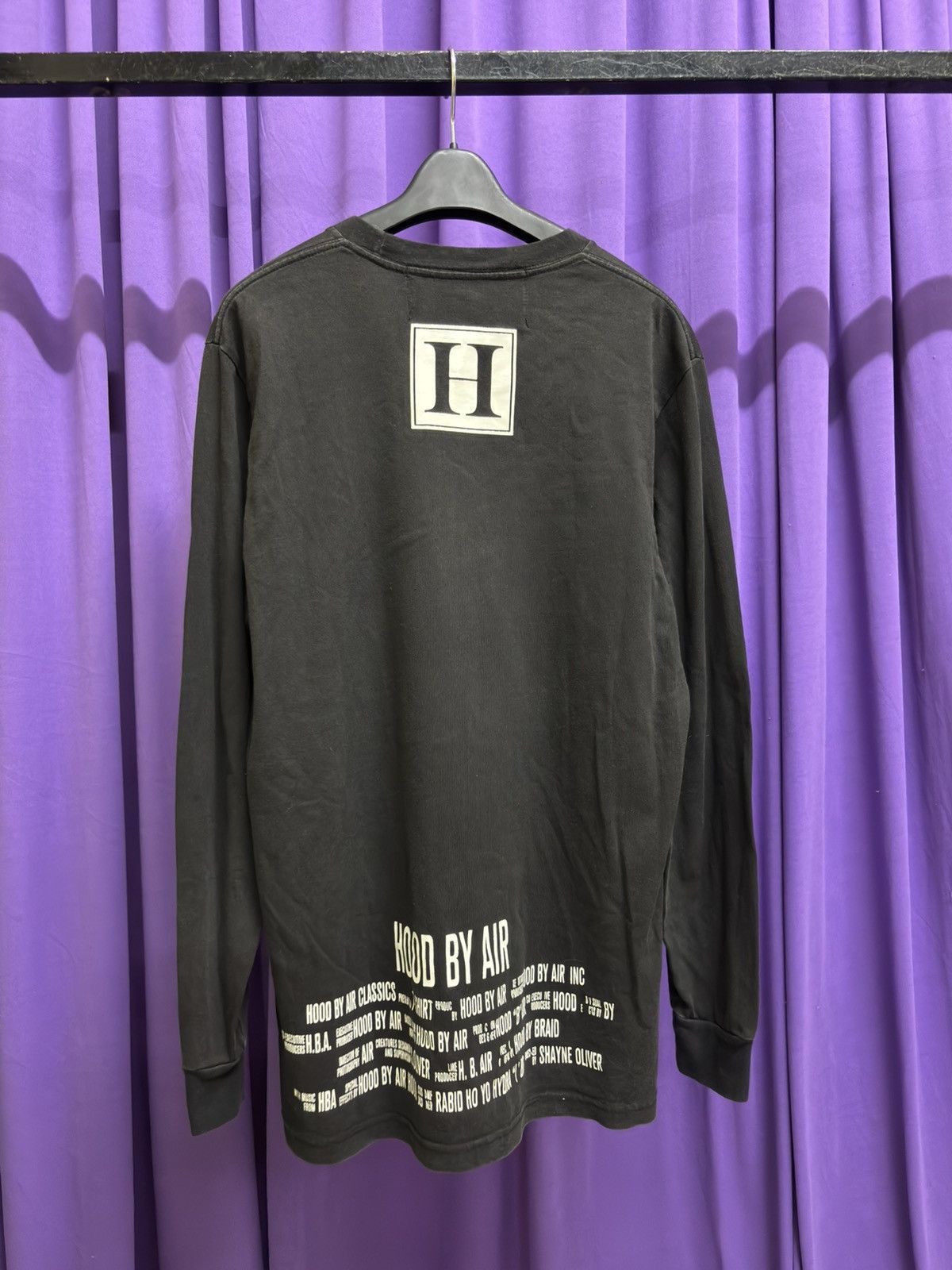 Hood By Air HOOD BY AIR HBA playboi carti nyc hood rare long sleeve Size US M / EU 48-50 / 2 - 2 Thumbnail