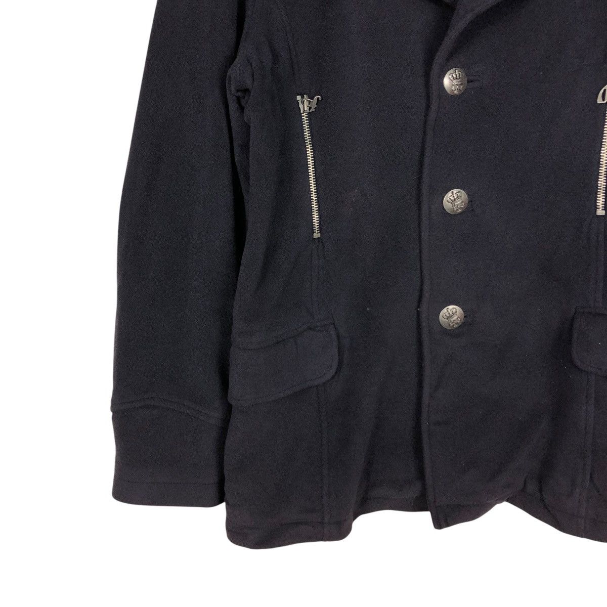 John Galliano 🔥BIKER JACKET DOUBLE COLLAR JOHN GALLIANO BIG LOGO BACK HIT Size US S / EU 44-46 / 1 - 6 Thumbnail