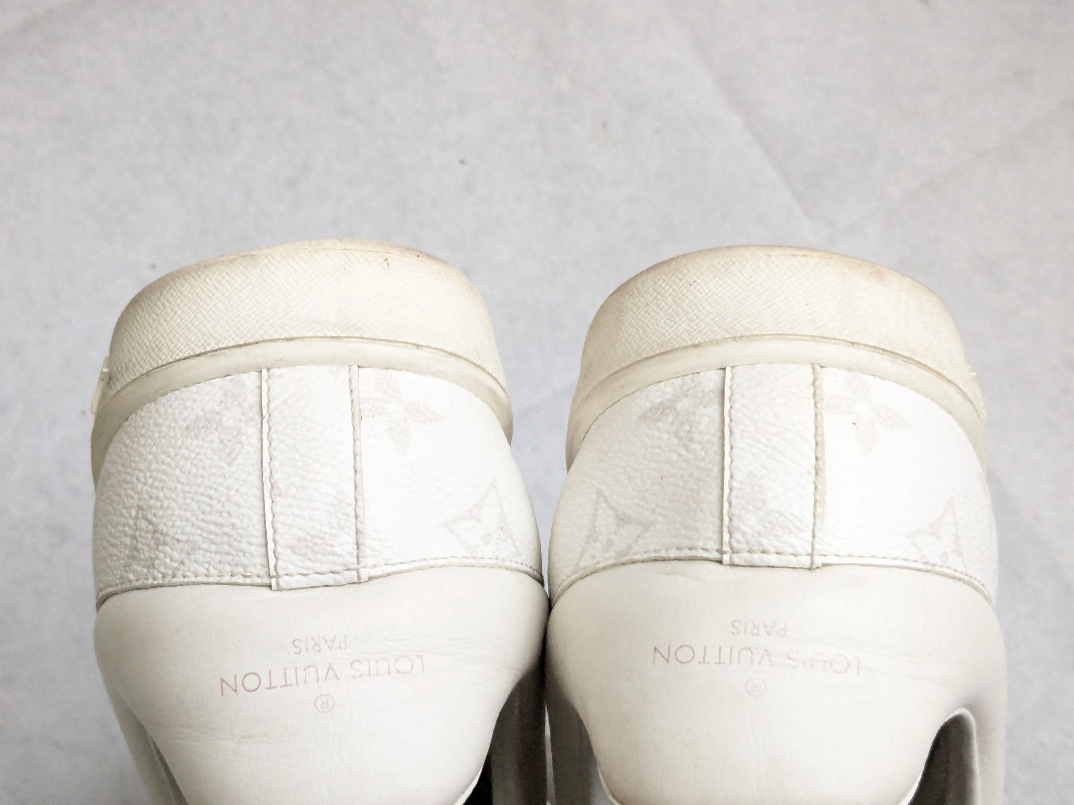 Louis Vuitton Louis Vuitton Sneakers White 11 Monogram Logo High Tops Size US 11 / EU 44 - 14 Thumbnail