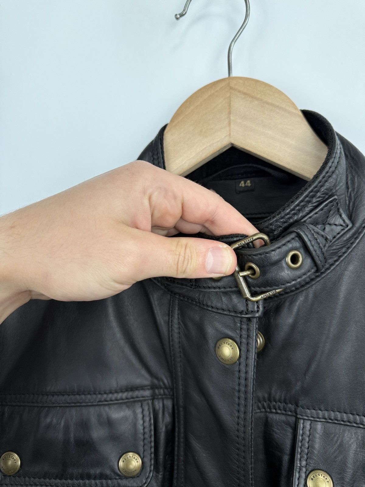 Belstaff 🇬🇧 Belstaff Pure Motorcycle Armored Leather Biker Jacket Rare Size US S / EU 44-46 / 1 - 11 Thumbnail