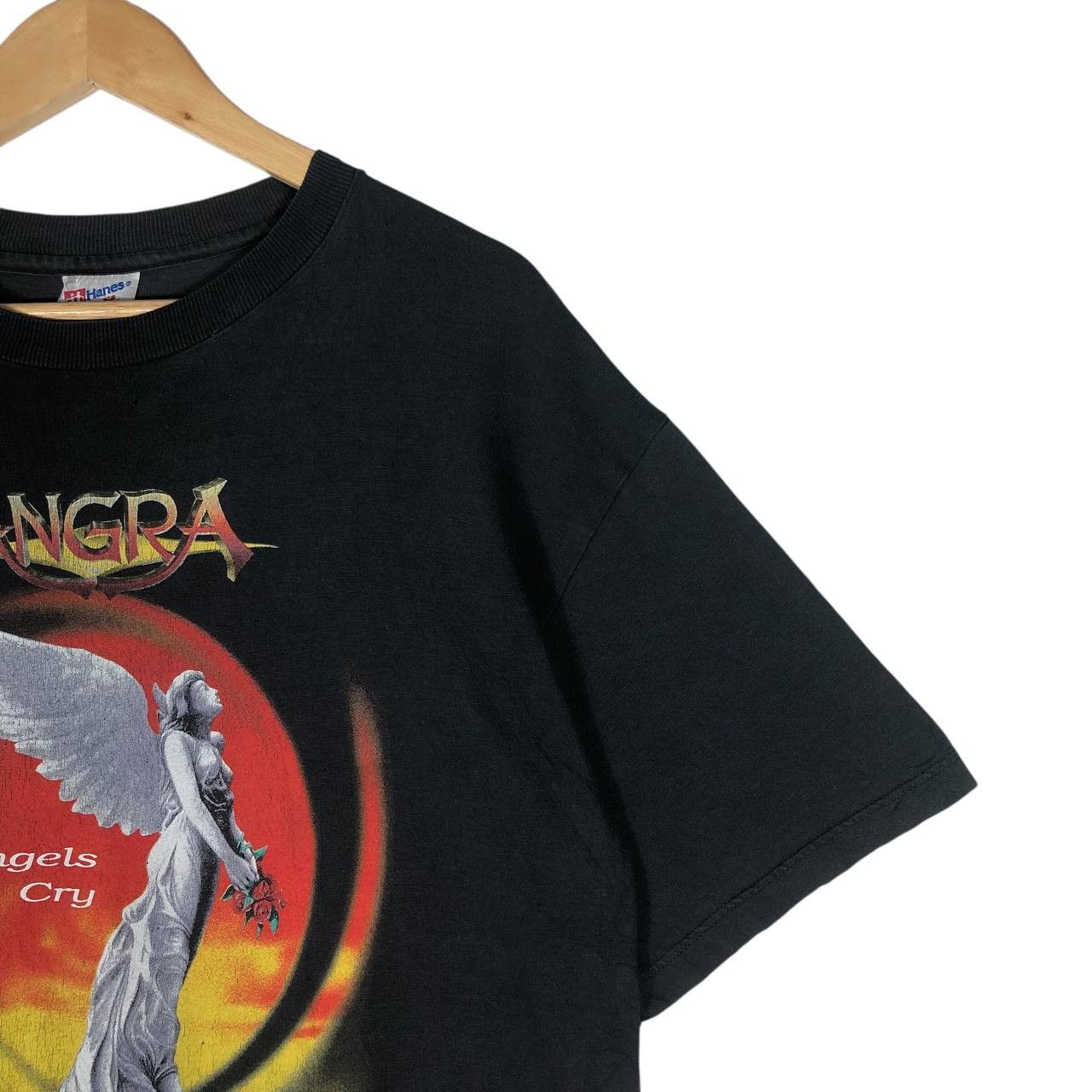 Band Tees Vintage 90's Angra Angles Cry T-Shirt Size US L / EU 52-54 / 3 - 4 Thumbnail