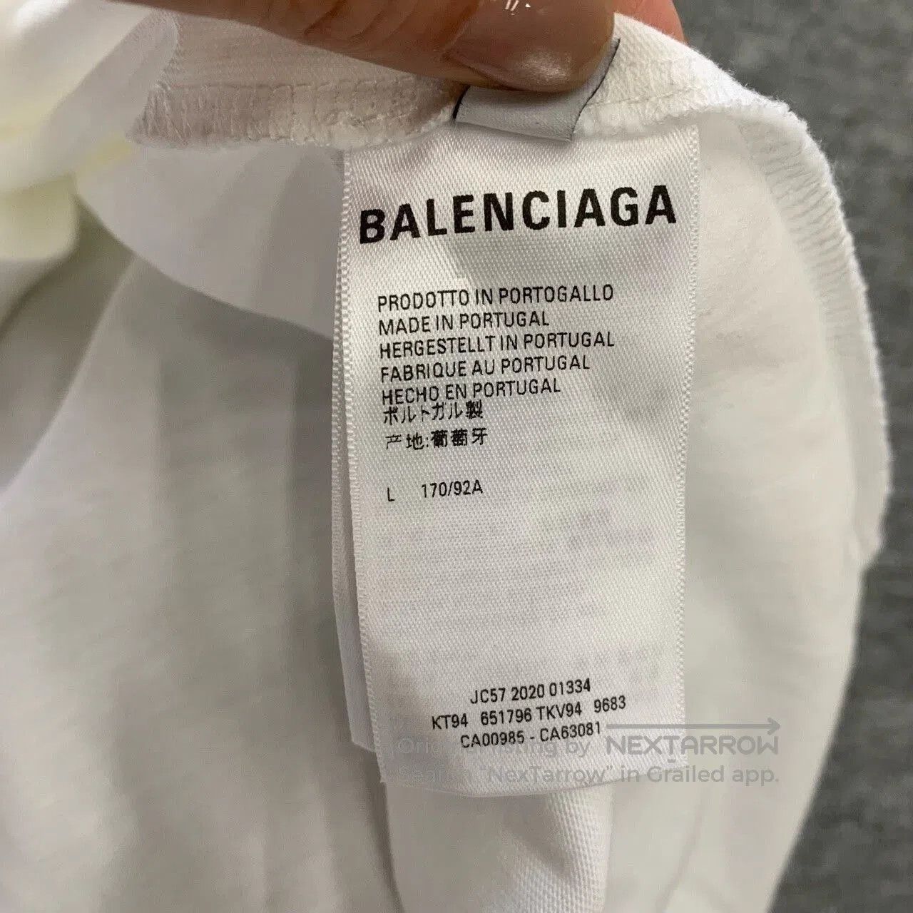 Balenciaga Balenciaga White Long Sleeve Shirt Size L. Size US L / EU 52-54 / 3 - 5 Thumbnail