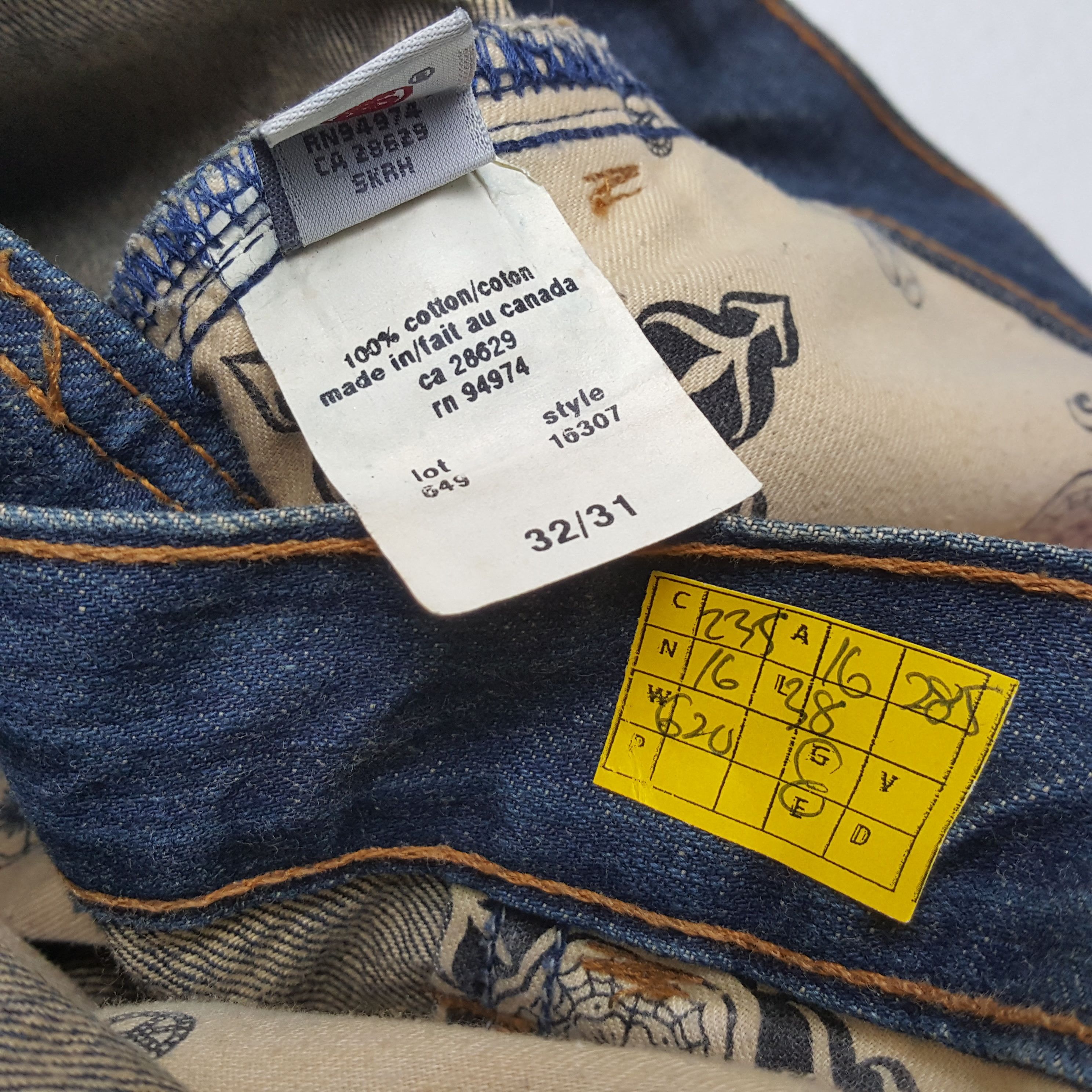 Stussy × Vintage Vintage STUSSY American Streetwear Style Big Logo Jeans Size US 32 / EU 48 - 13 Thumbnail