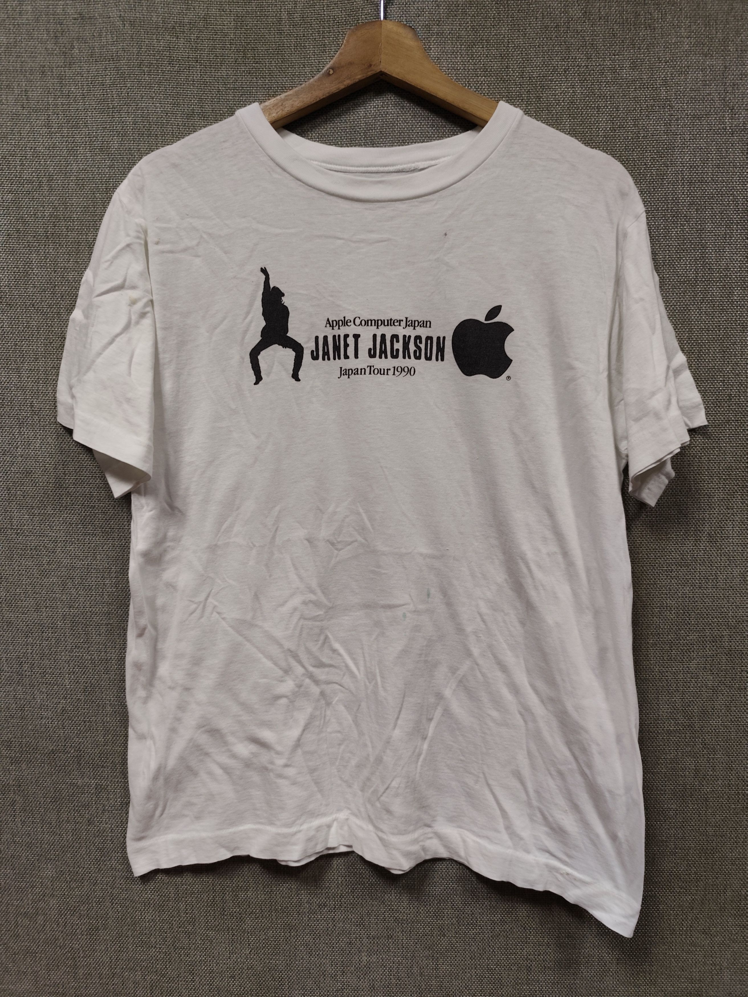 Janet Jackson Japan Tour 1990 Tシャツ　Apple Vintage x Band Tee x Janet Jackson x Apple Japan Tour 1990