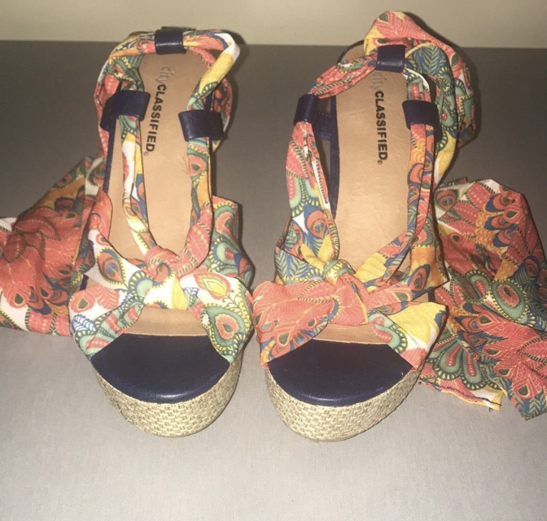 Other ESPADRILLES LACE UP WEDGE SANDALS Size US 7 / IT 37 - 5 Thumbnail