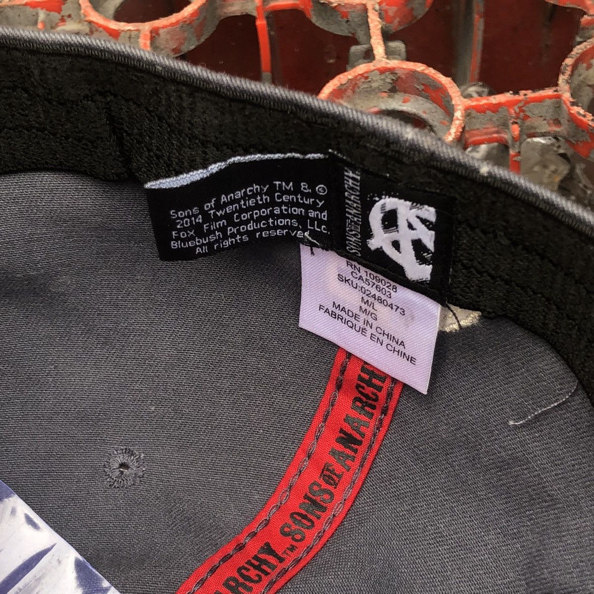 Vintage 🔥RARE🔥 Vintage Son Of Anarchy Big Logo Embroidery Hat Size ONE SIZE - 9 Thumbnail