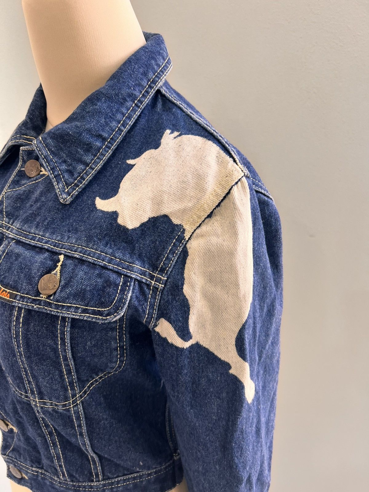 Cowboy Equipment × Japanese Brand × Vintage Vintage Lois Denim Jacket Size US S / EU 44-46 / 1 - 3 Thumbnail