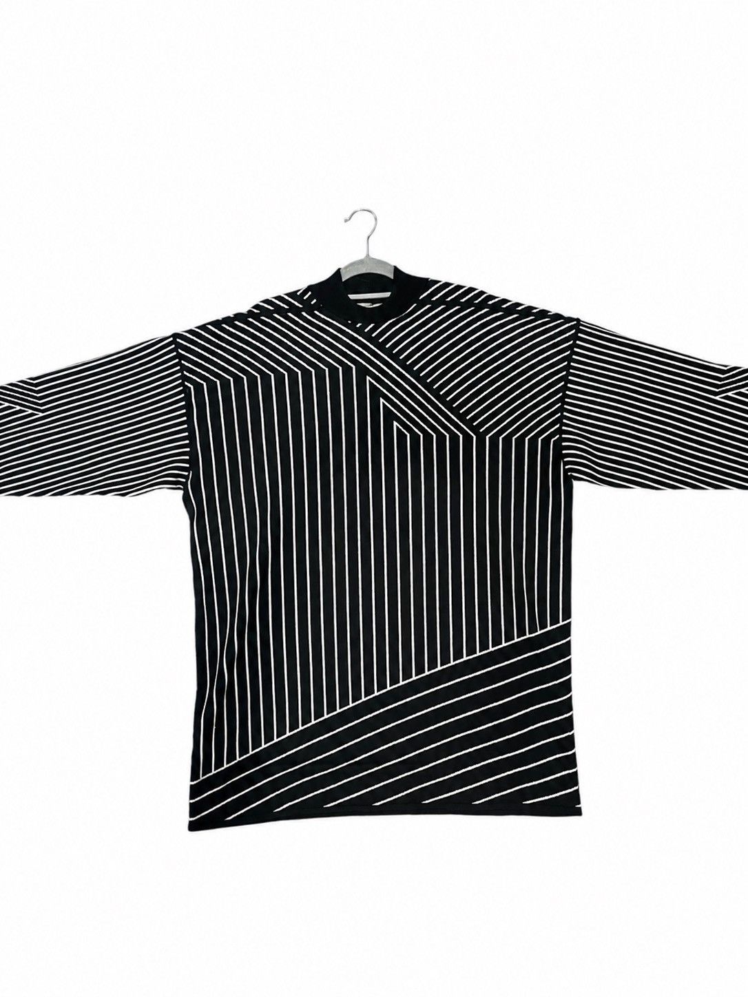 Rick Owens Rick Owens Multi-Stripe Virgin Wool Jumper – Medium Size US M / EU 48-50 / 2 - 2 Thumbnail