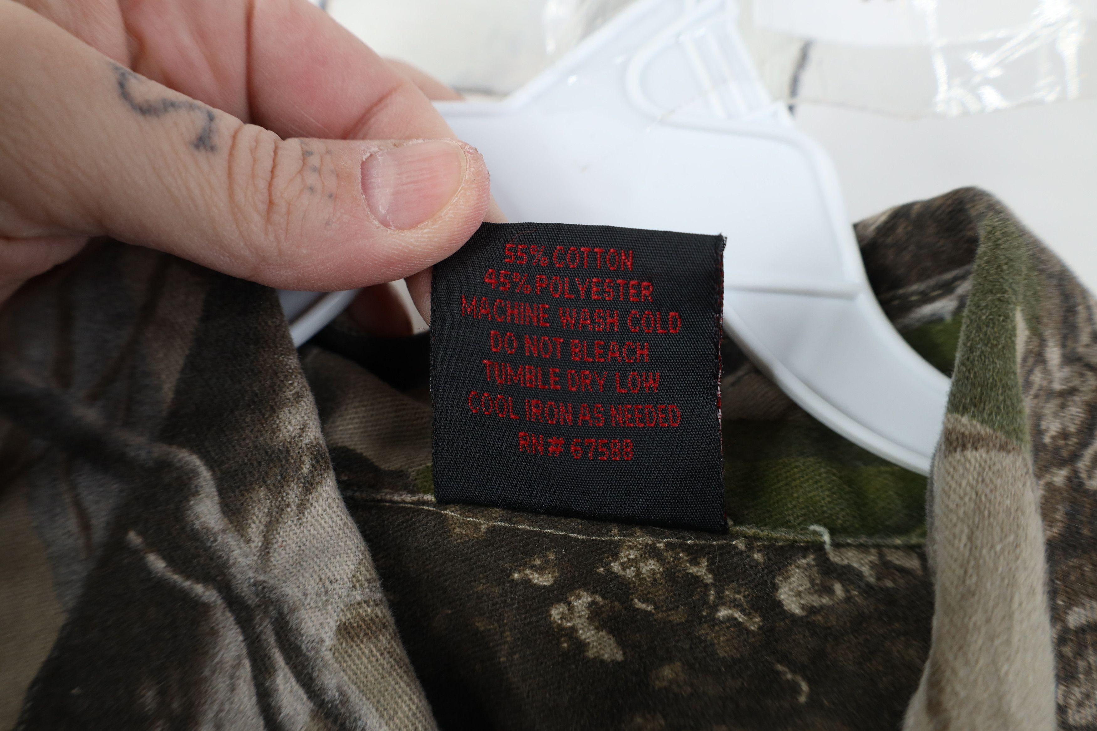 Vintage Vintage 90s Streetwear Chamois Cloth Camouflage Button Shirt Size US M / EU 48-50 / 2 - 10 Thumbnail