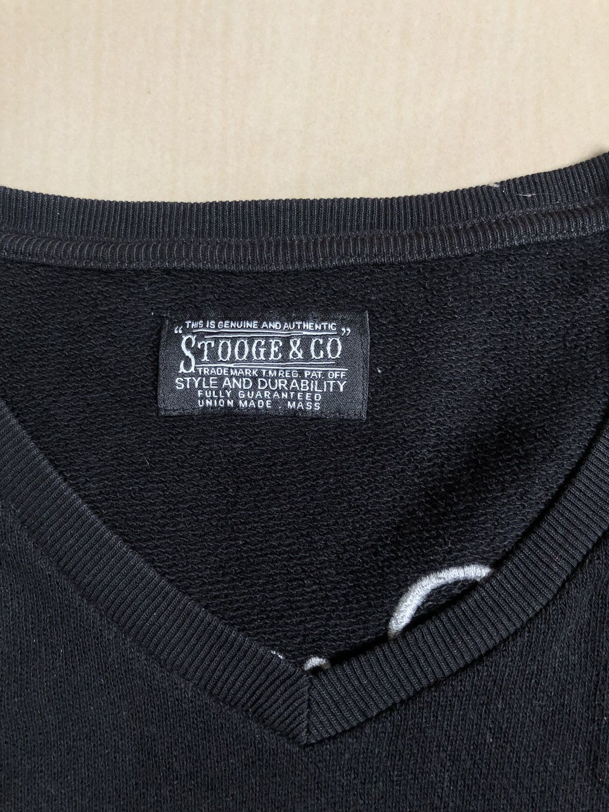 Vintage Vintage Stooge & Co V-neck Long Sleeve Tee Size US M / EU 48-50 / 2 - 4 Thumbnail