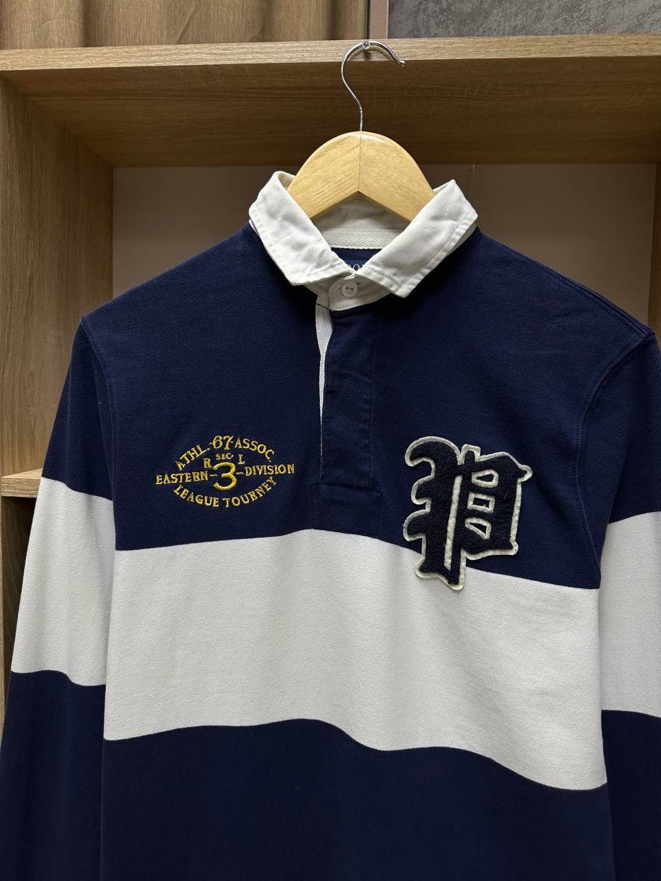 Polo Ralph Lauren × Vintage Vintage Polo Ralph Lauren Rugby Big Logo PRL Sweatshirt Size US S / EU 44-46 / 1 - 7 Thumbnail