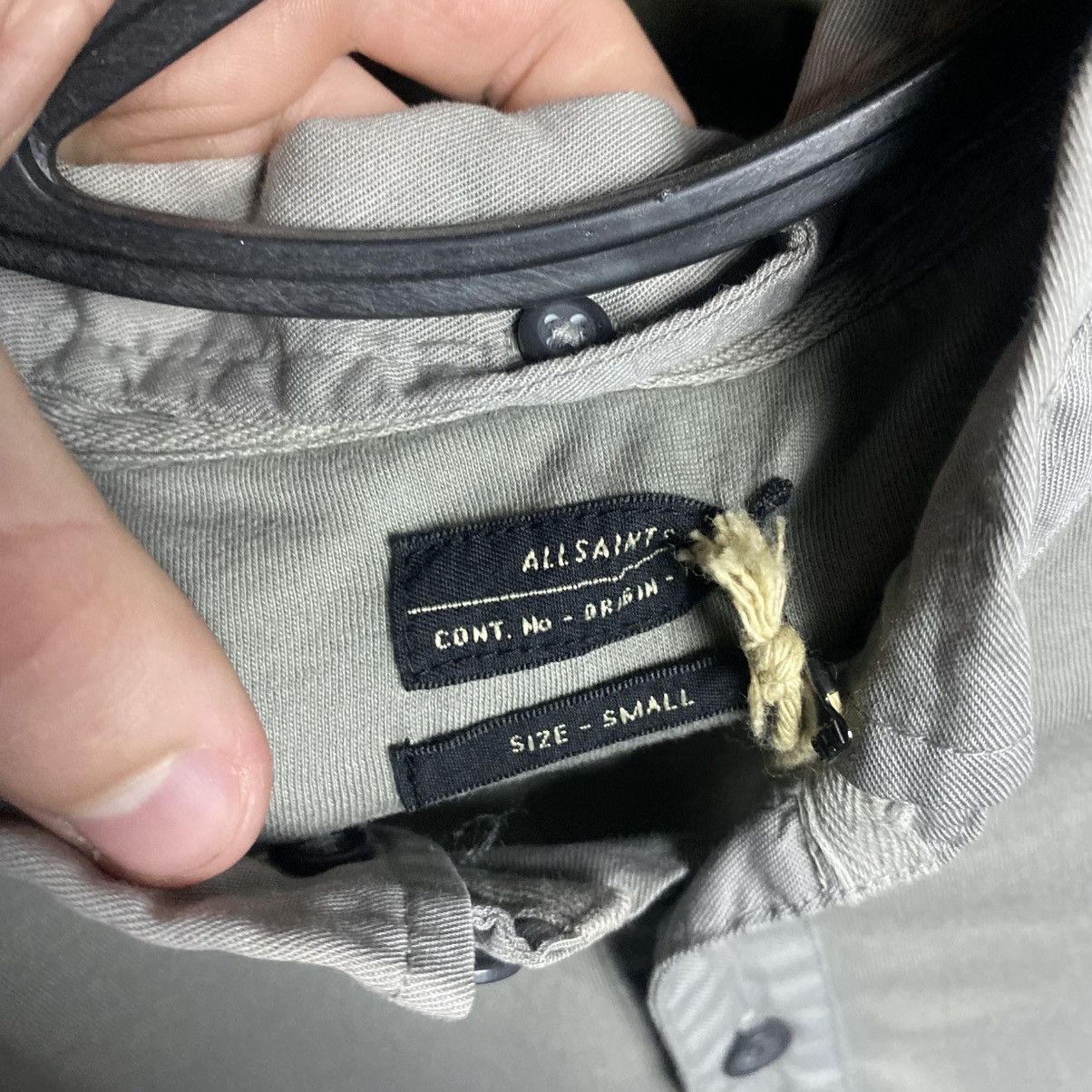 Allsaints Mens Allsaints Small logo basic streetwear polo size S Size US S / EU 44-46 / 1 - 4 Thumbnail