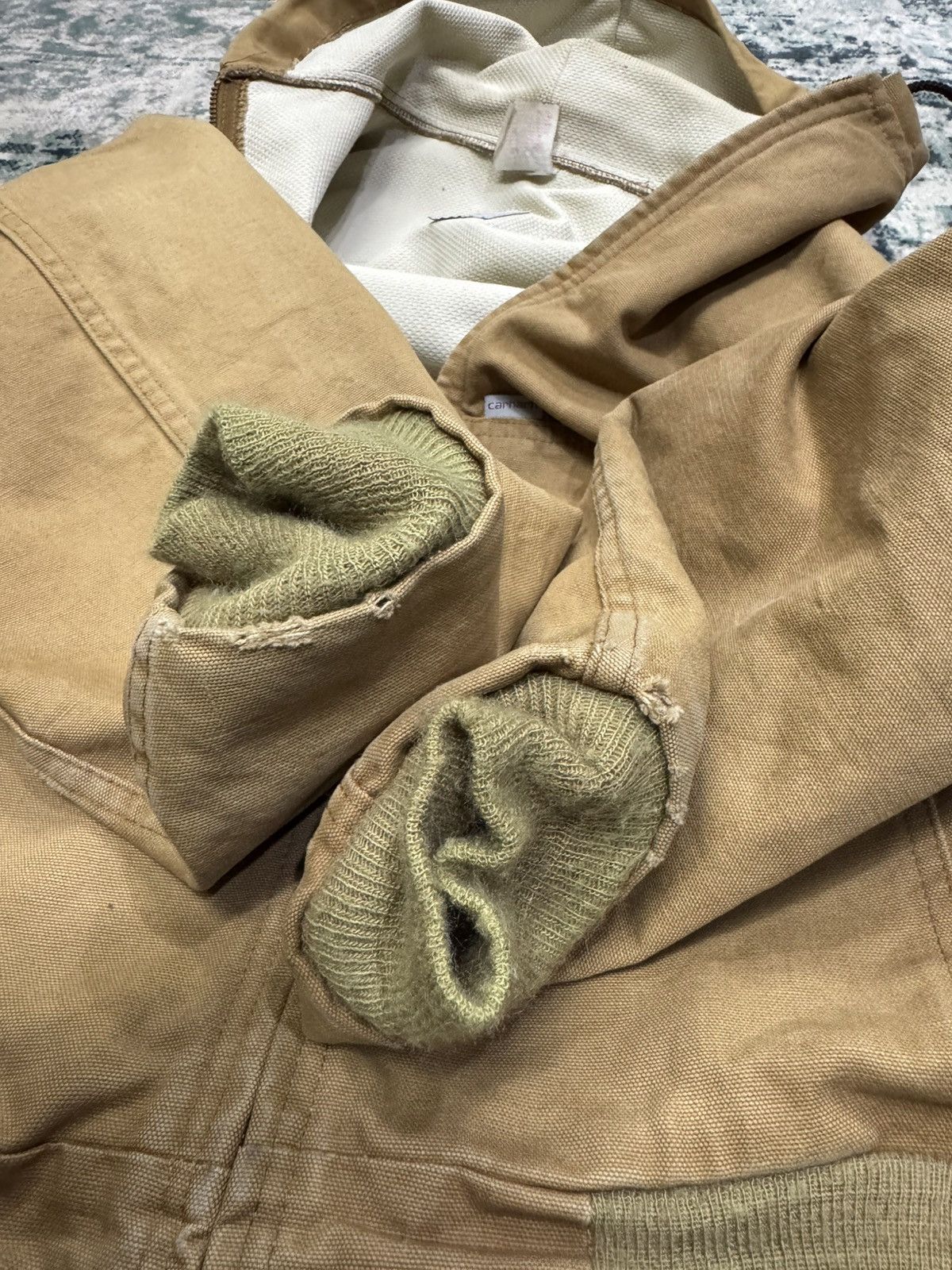 Carhartt VINTAGE 90s CARHARTT CHORE HOODIE INSULATED JACKET Size US XL / EU 56 / 4 - 8 Thumbnail