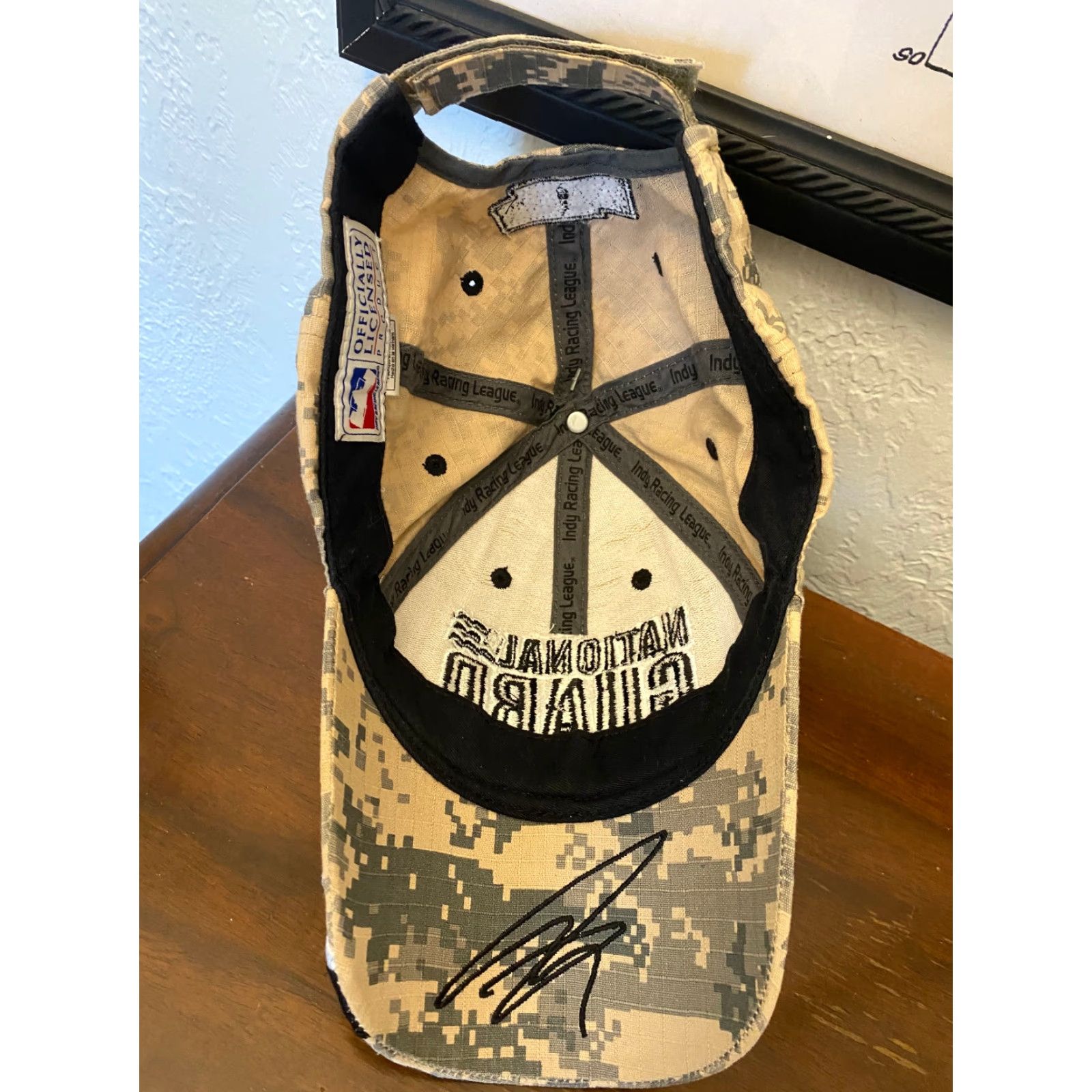 Vintage National Guard Panther Racing #4 JR Hildebrand IndyCar Baseball Hat Cap Mens Adjustable Red Cotton Size US 35 - 3 Thumbnail