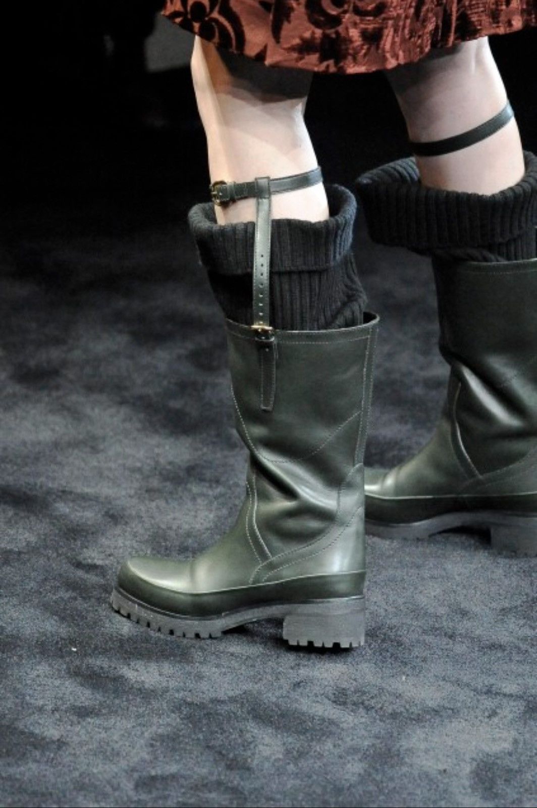 Prada Prada F/W2009 Leather Boots Size US 7 / IT 37 - 2 Thumbnail