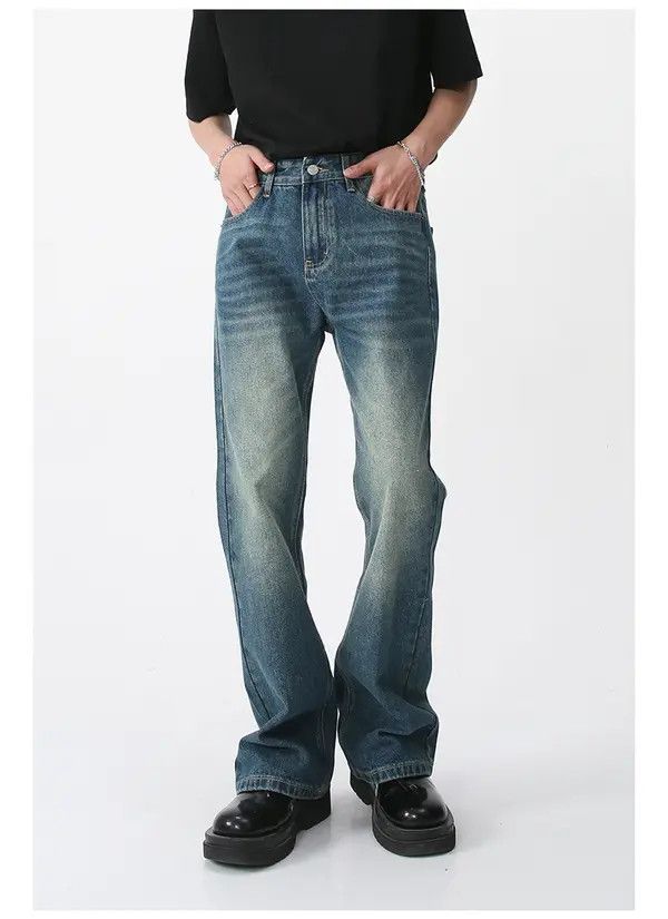 Japanese Brand Japanese style trendy retro straight flared jeans Size US 32 / EU 48 - 1 Thumbnail