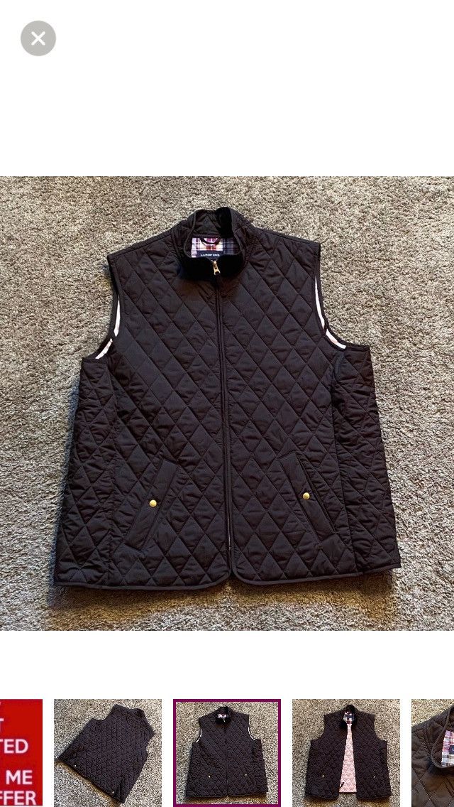 Lands' End Lands End Woman’s Brown Quilted Best 2X Size XXL / US 16-18 / IT 52-54 - 10 Thumbnail