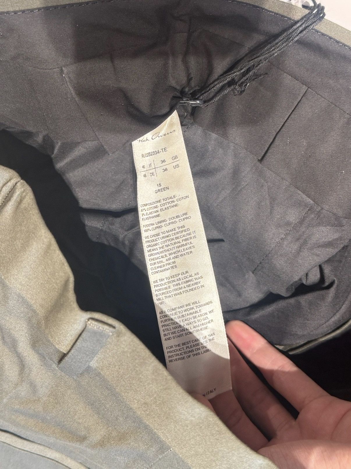 Rick Owens Rick owens bela astaires long Size US 30 / EU 46 - 4 Thumbnail